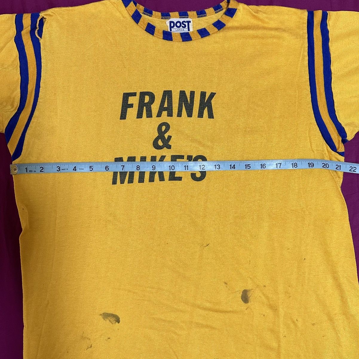 Vintage True Vintage T Shirt 1930s 1940s 1950s Adult Large Post Size US L / EU 52-54 / 3 - 7 Thumbnail