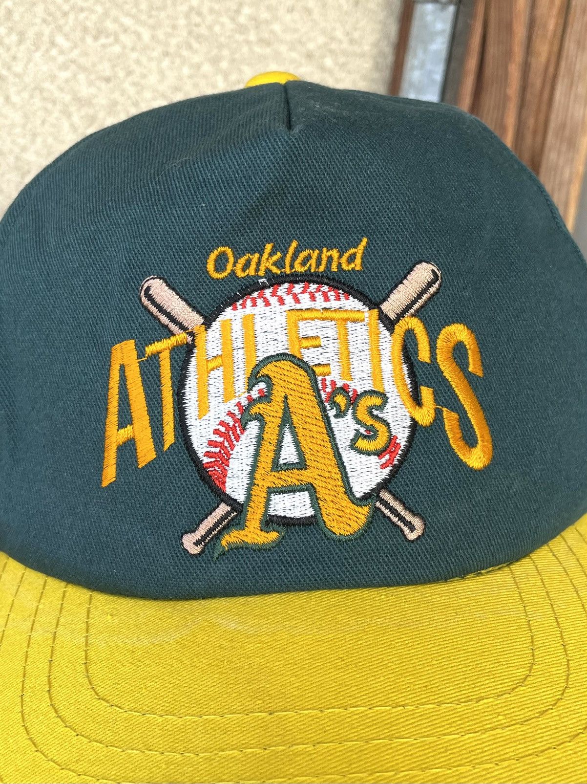 MLB Vintage Oakland Athletics A’s MLB Baseball Cap Hat Snapback Size ONE SIZE - 3 Thumbnail