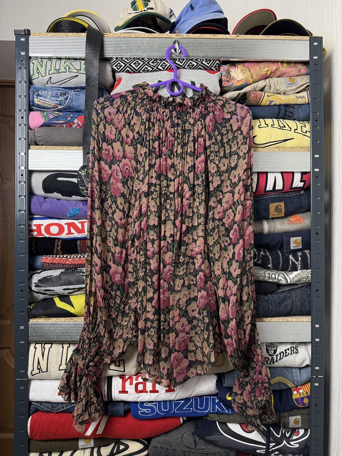 Polo Ralph Lauren Polo Ralph Lauren Shirt Blouse Viscose Flowers Overprint Size US L / EU 52-54 / 3 - 2 Thumbnail