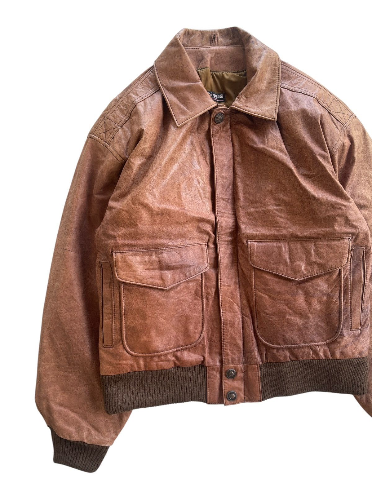 Vintage Vintage Wilsons Leather Type A-2 Jacket Size US S / EU 44-46 / 1 - 4 Thumbnail