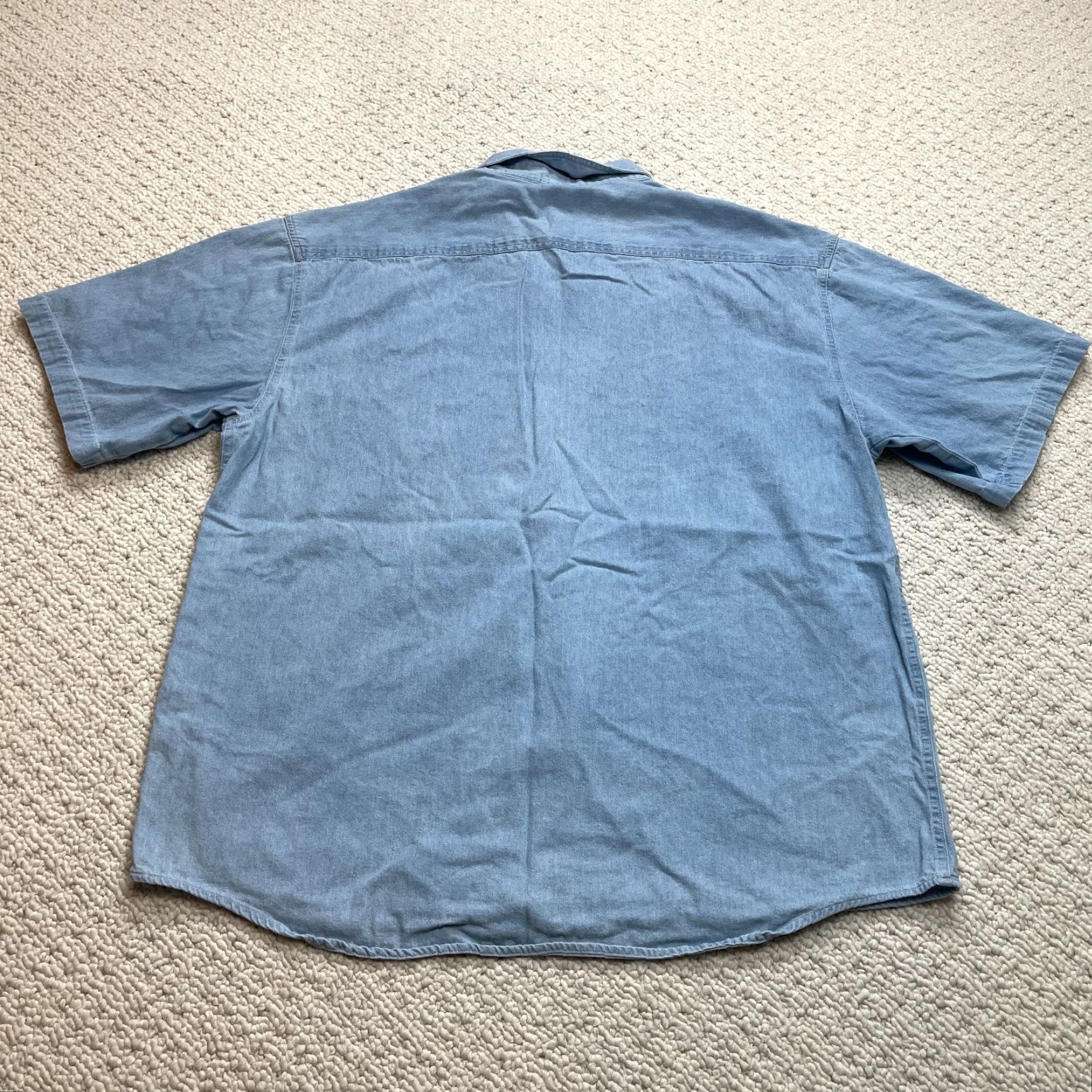 Vintage COPA Banana Shirt Button-Down Collar Pocket Tee Mens XXL Blue Short Sleeve Button Up Front Size US XXL / EU 58 / 5 - 8 Thumbnail