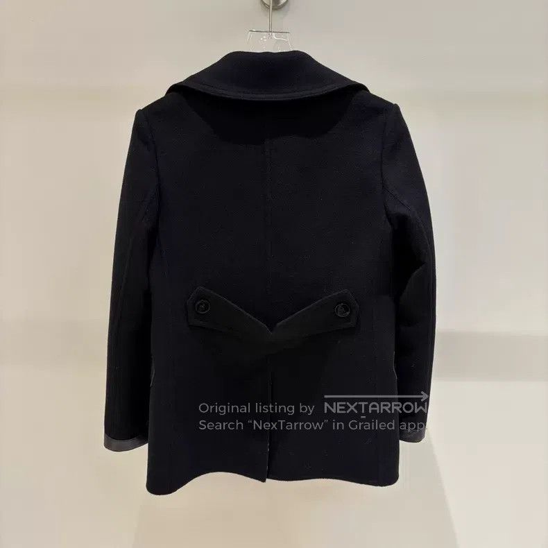 Louis Vuitton Louis Vuitton Black wool coat Size XS / US 0-2 / IT 36-38 - 2 Thumbnail