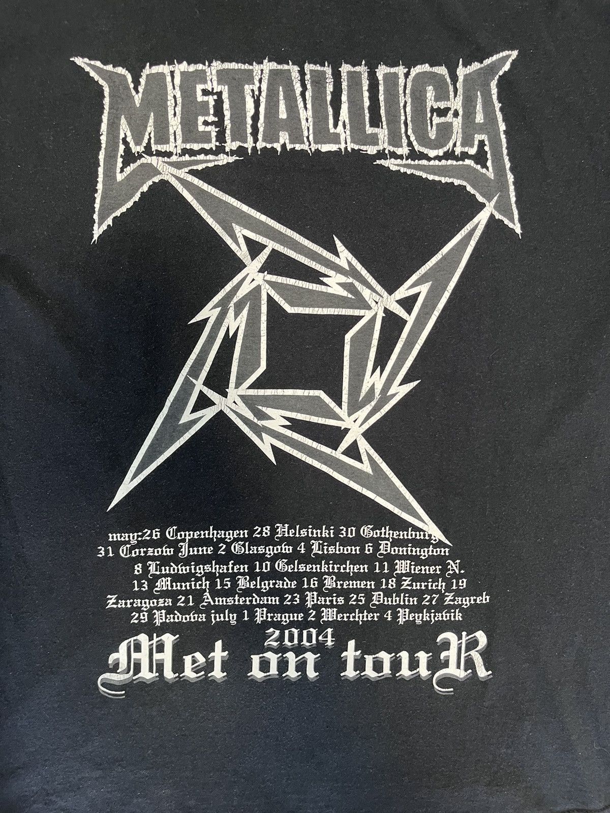 Metallica Men’s T- Shirt KILL ‘EM ALL Vintage 2004 Rock Band