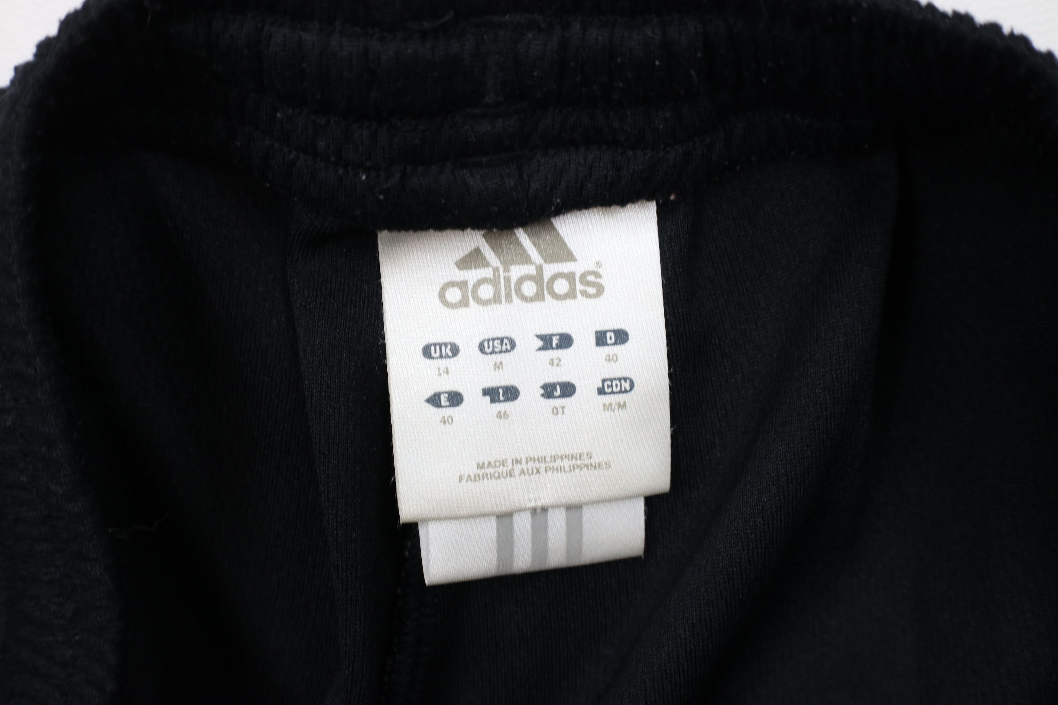 Adidas × Vintage Vintage 90s Y2K Adidas Flared Wide Leg Knit Pants Black Size 30" / US 8 / IT 44 - 8 Thumbnail