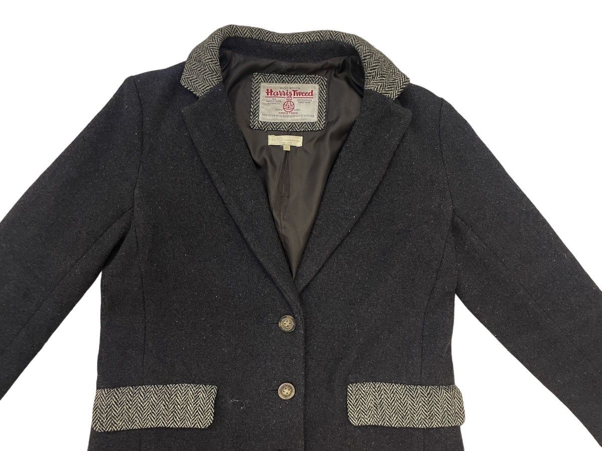 Designer × Harris Tweed Harris Tweed X Earth Music&Ecology wool long jacket Size S / US 4 / IT 40 - 4 Thumbnail