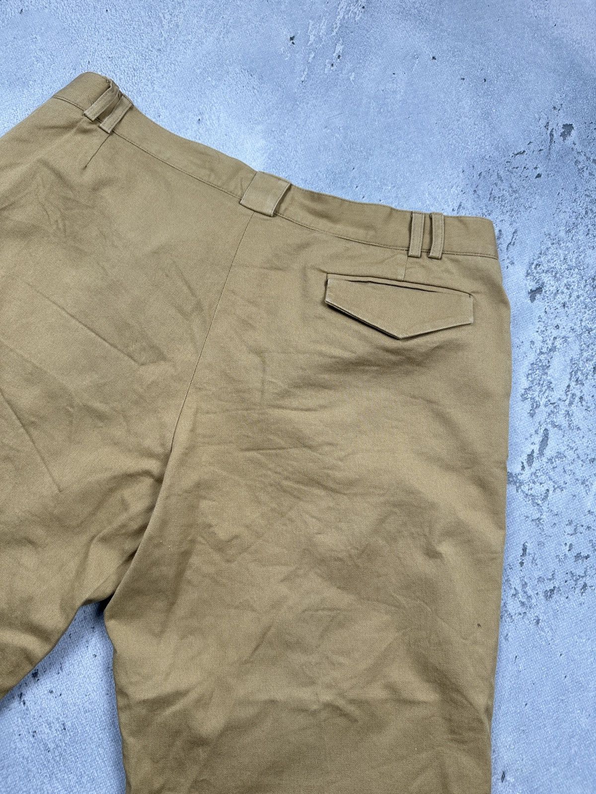 Dolce & Gabbana Vintage D&G Khaki Cotton Cropped Breeches made in Italy Rare Size US 36 / EU 52 - 6 Thumbnail