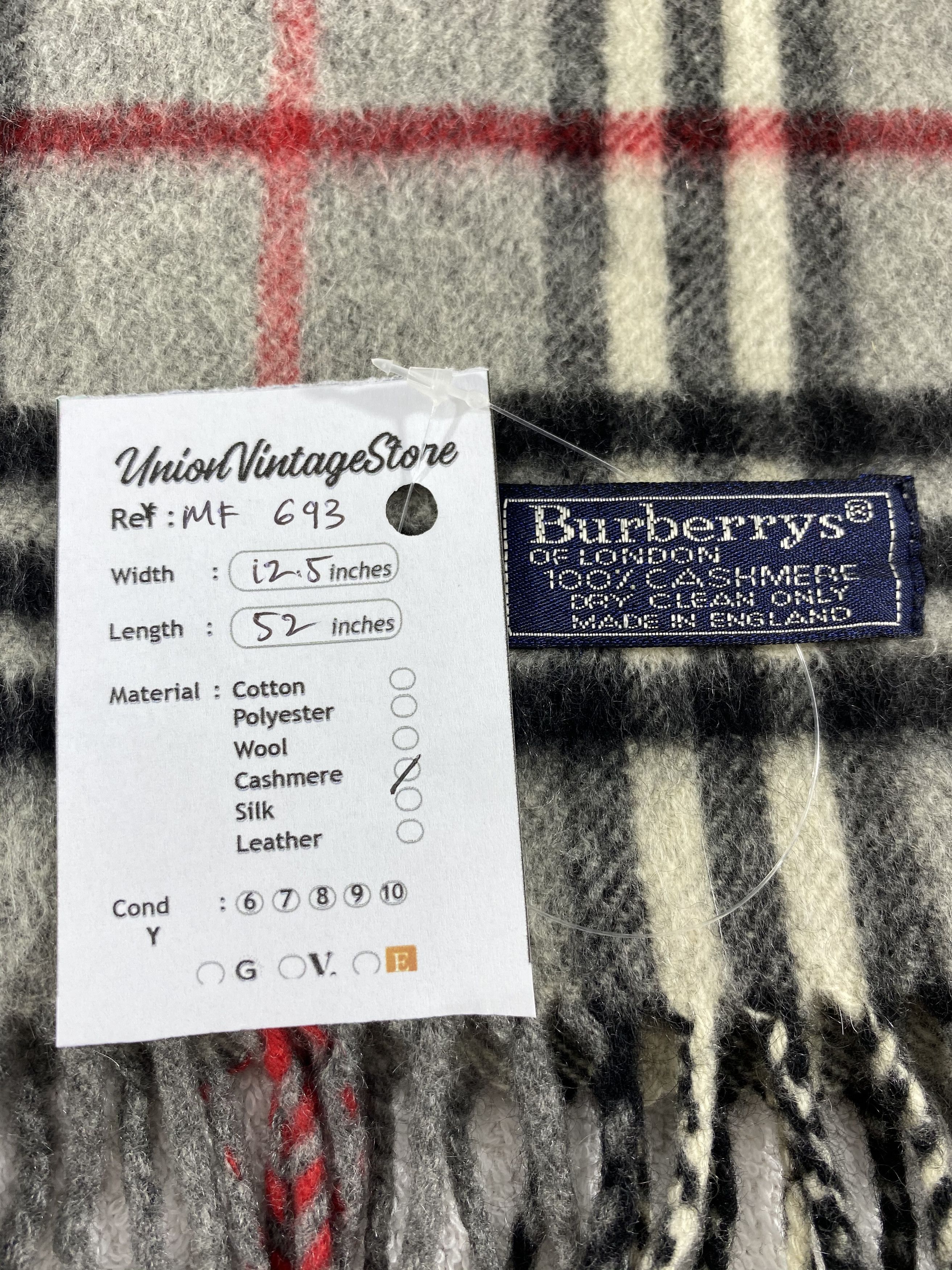 Burberry Vintage Burberry Scarf/Muffler/Neckwear MF693 Size ONE SIZE - 4 Thumbnail