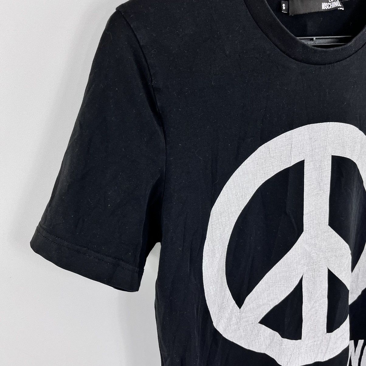 Japanese Brand Love Moschino T-Shirt Big Logo Black Size S Size US S / EU 44-46 / 1 - 2 Thumbnail