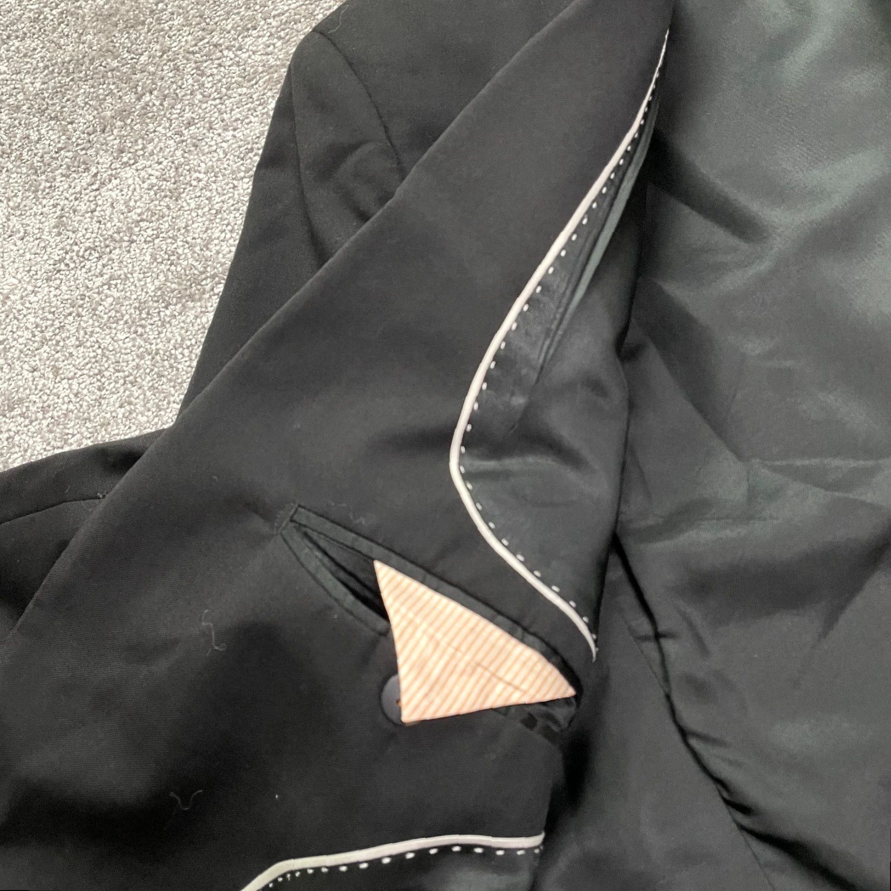 Ben Sherman Ben Sherman Blazer Men 42L Black Wool Doble Vented Business Workwear Formal Mens Size 42R - 7 Thumbnail