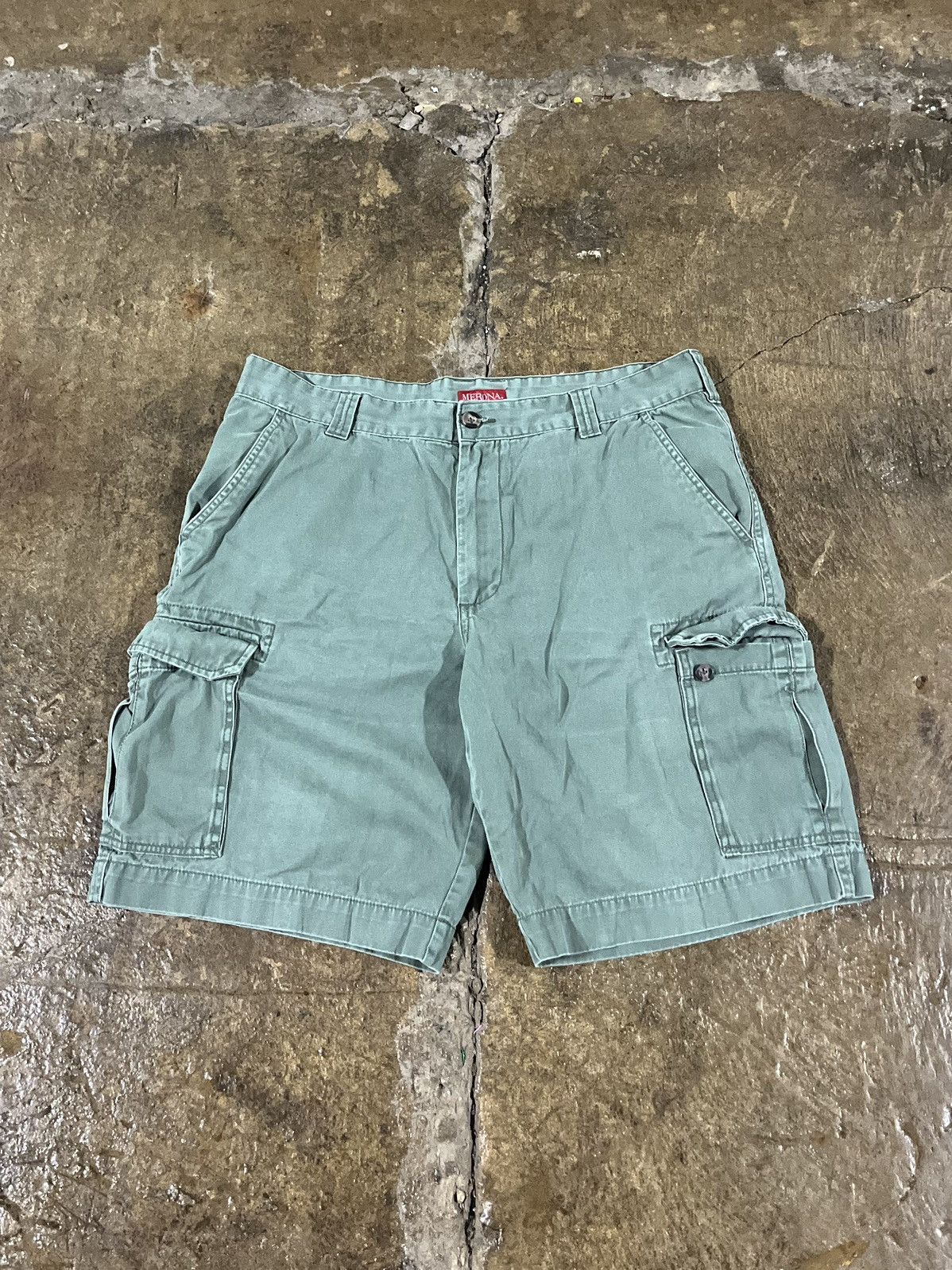 Carhartt × JNCO × Vintage Crazy Vintage Y2K Cargo Shorts Skater Workwear Essential Size US 38 / EU 54 - 1 Thumbnail
