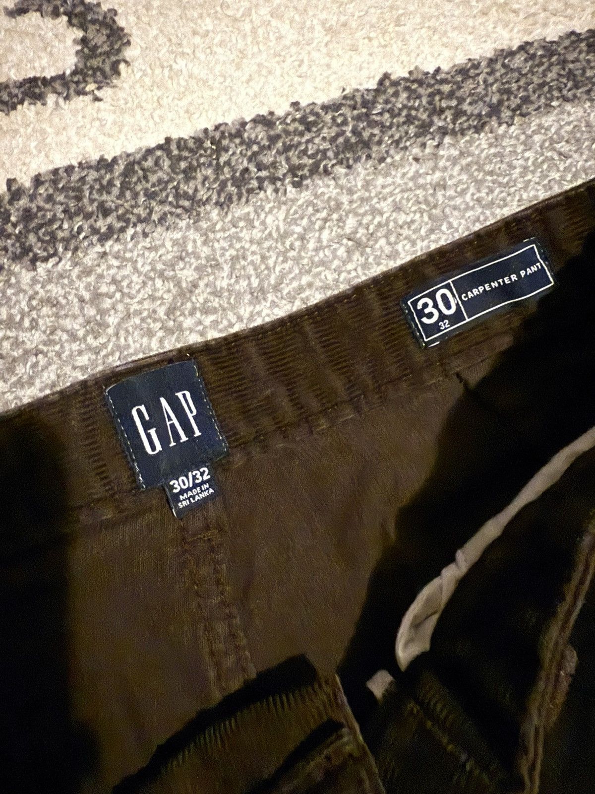 Gap Brown Corduroy Double Knee Workpants Size US 30 / EU 46 - 3 Thumbnail