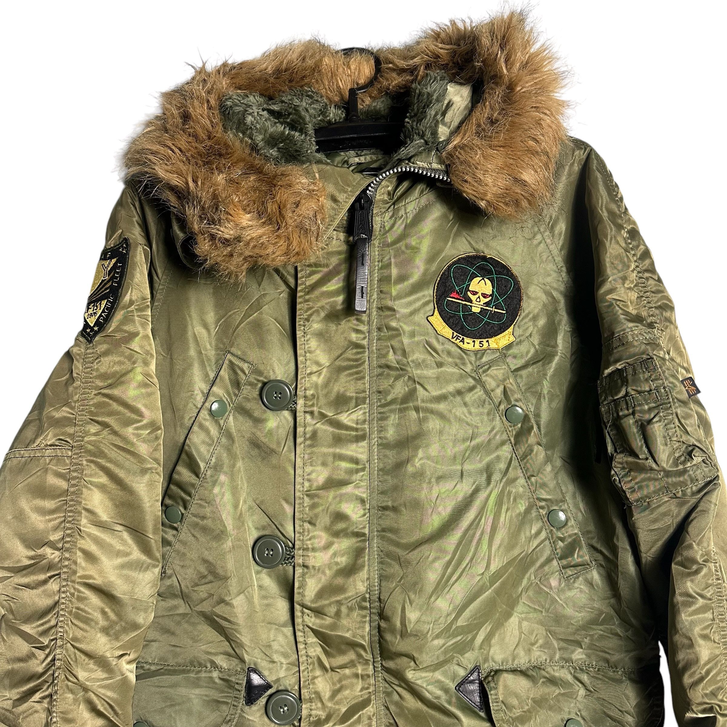 Alpha Industries × Army Of Me 🔥RARE🔥Alpha Industries x Purple & Yellow Military Jacket Size US S / EU 44-46 / 1 - 2 Thumbnail