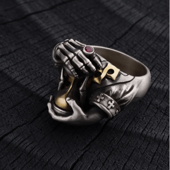 Jewelry Modern Jewelry Rings Open Size Chrome Ring (Size 7-13) Size ONE SIZE - 5 Thumbnail