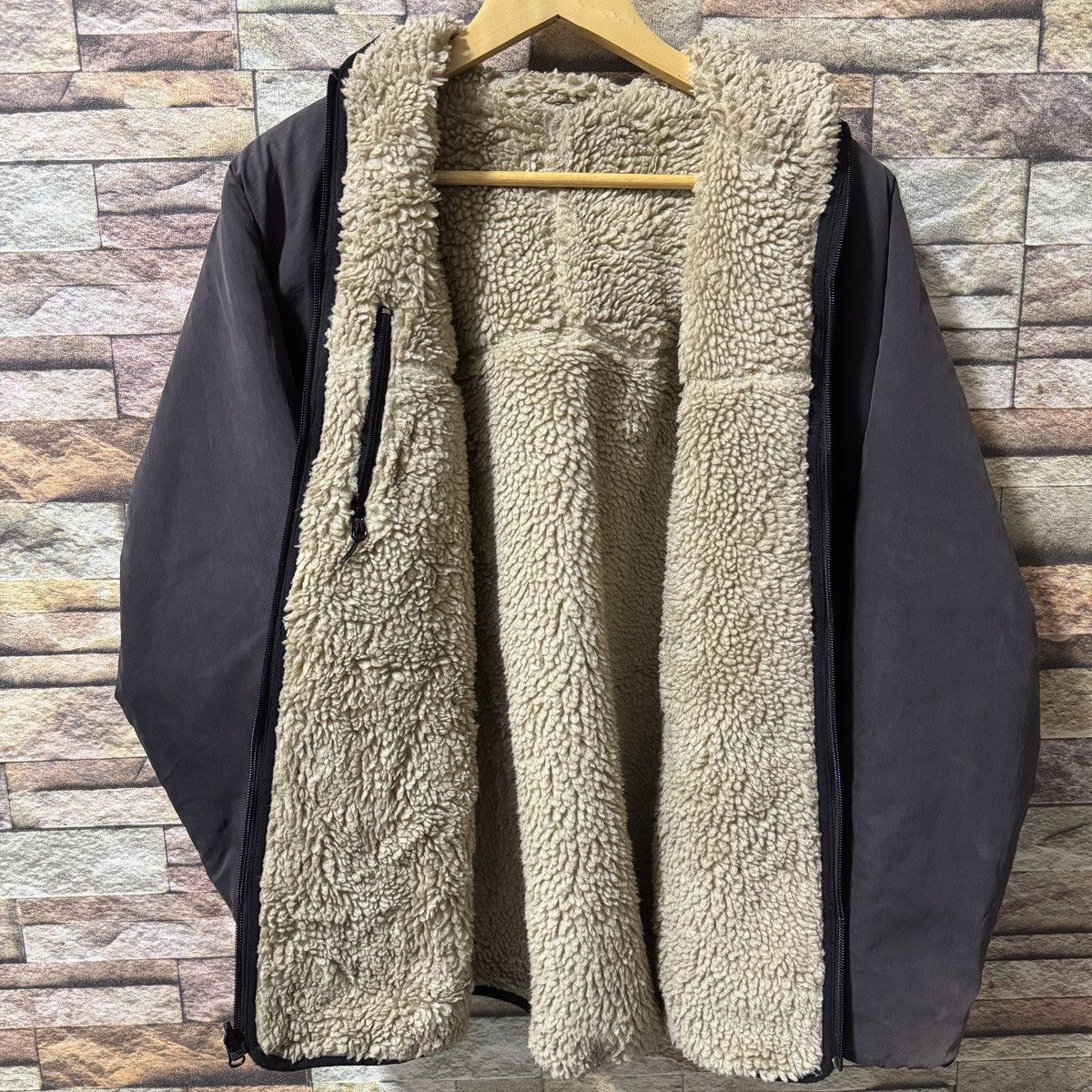 Stussy × Vintage Vintage Stussy Reversible Fleece Jacket Size US L / EU 52-54 / 3 - 5 Thumbnail