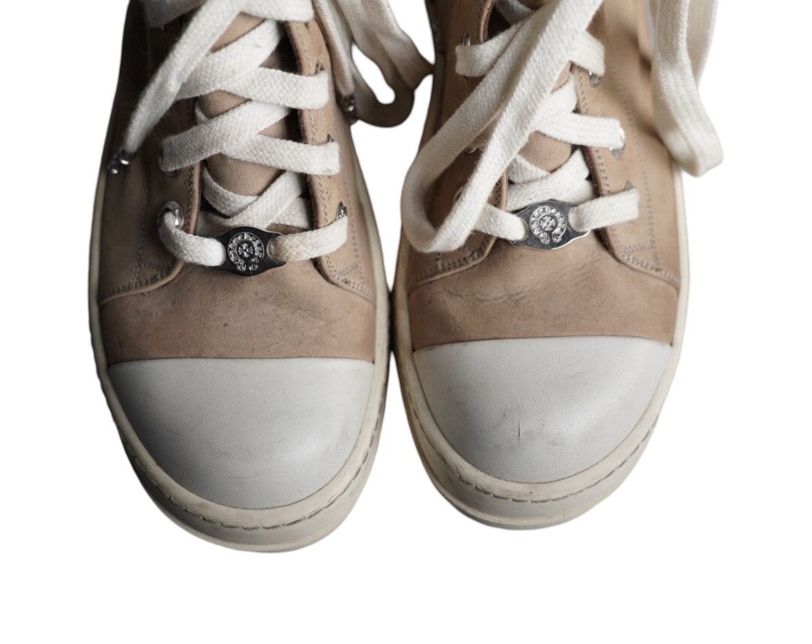 Chrome Hearts × Rick Owens Brown leather ramones sneaker shoes Size US 7 / IT 37 - 3 Thumbnail