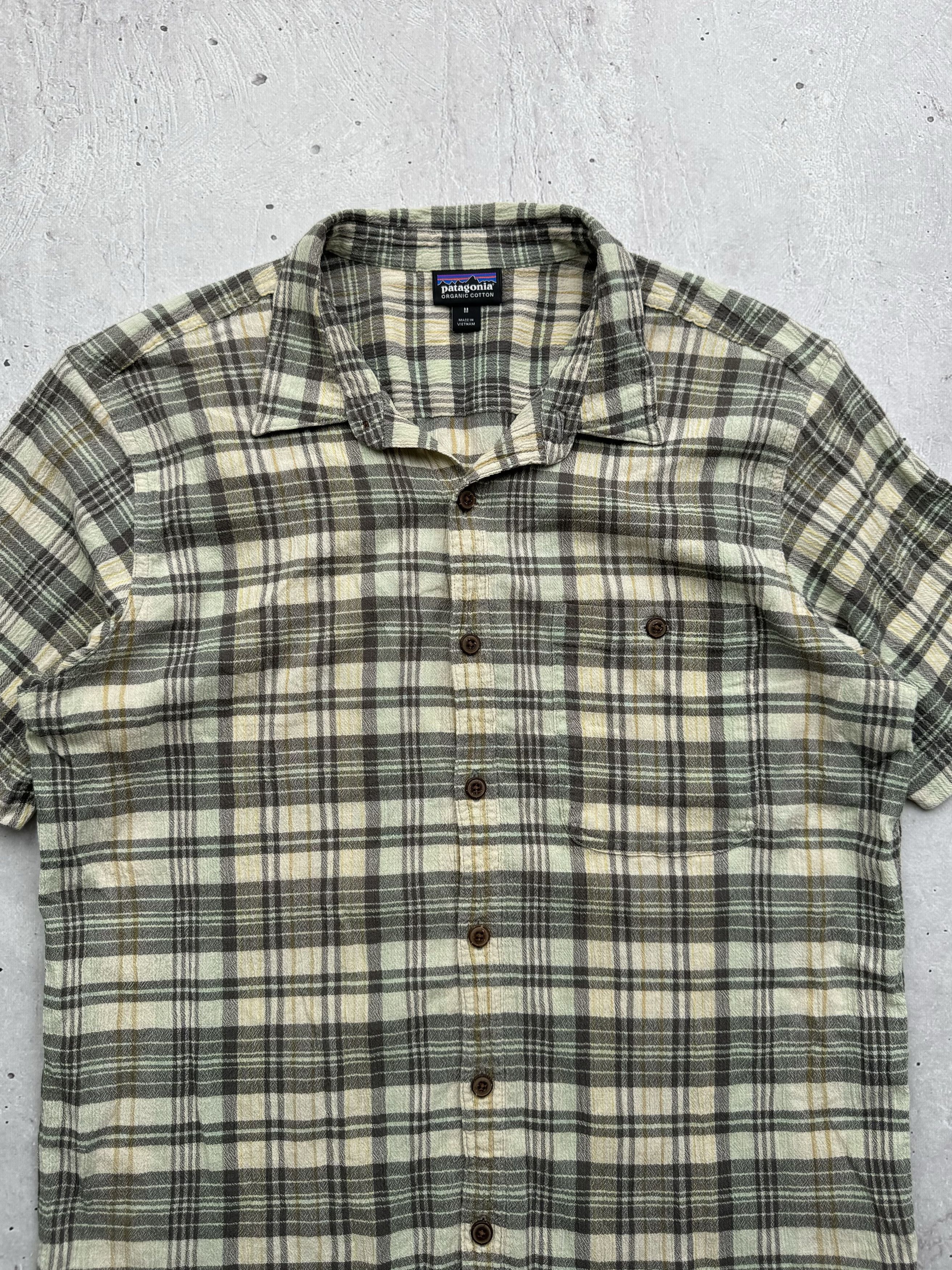 Patagonia × Vintage Patagonia Vintage Plaid Short Sleeve Shirt Size US M / EU 48-50 / 2 - 2 Thumbnail