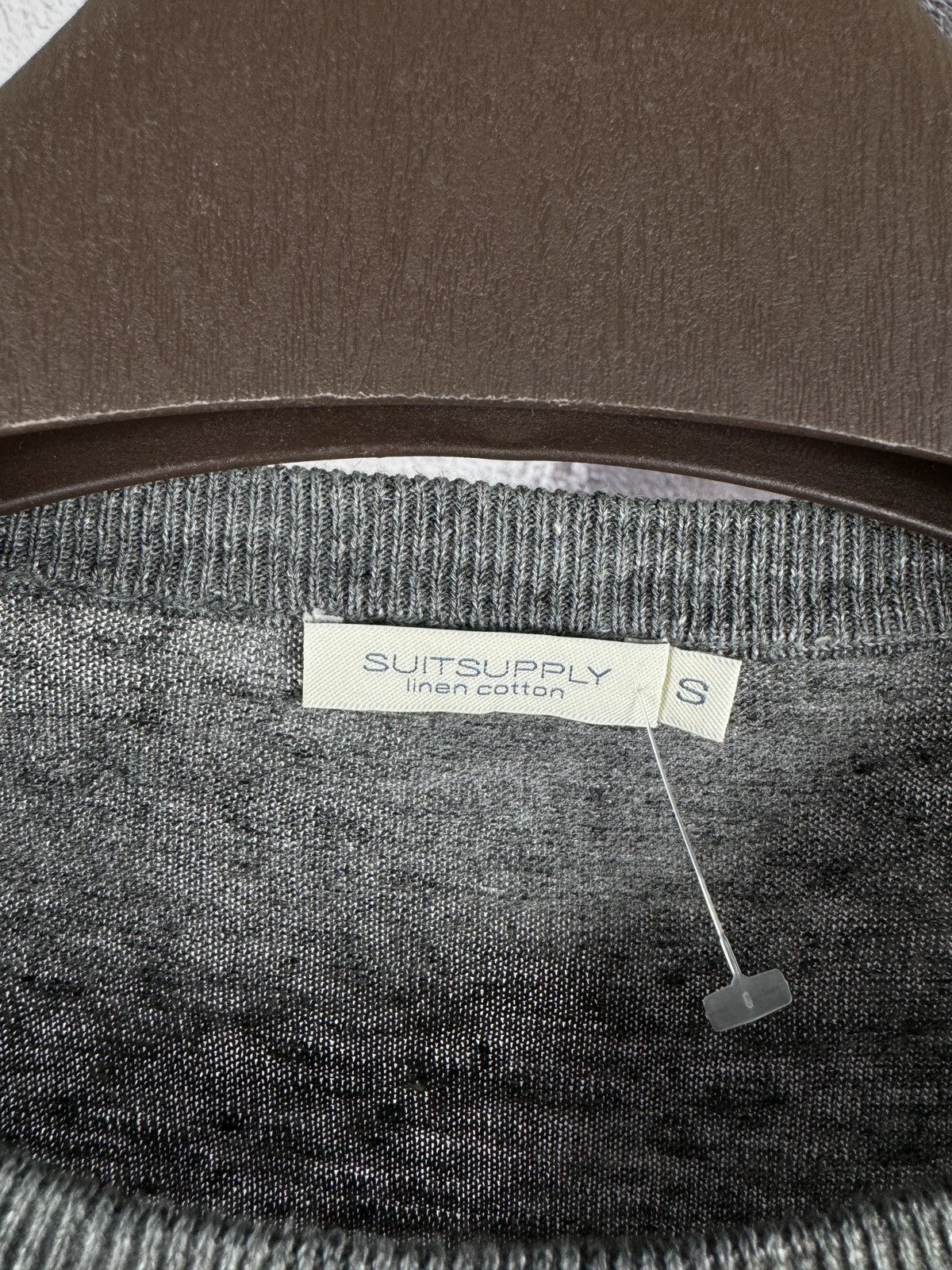 Suitsupply Suitsupply Linen cotton striped grey sweater size S Size US S / EU 44-46 / 1 - 6 Thumbnail