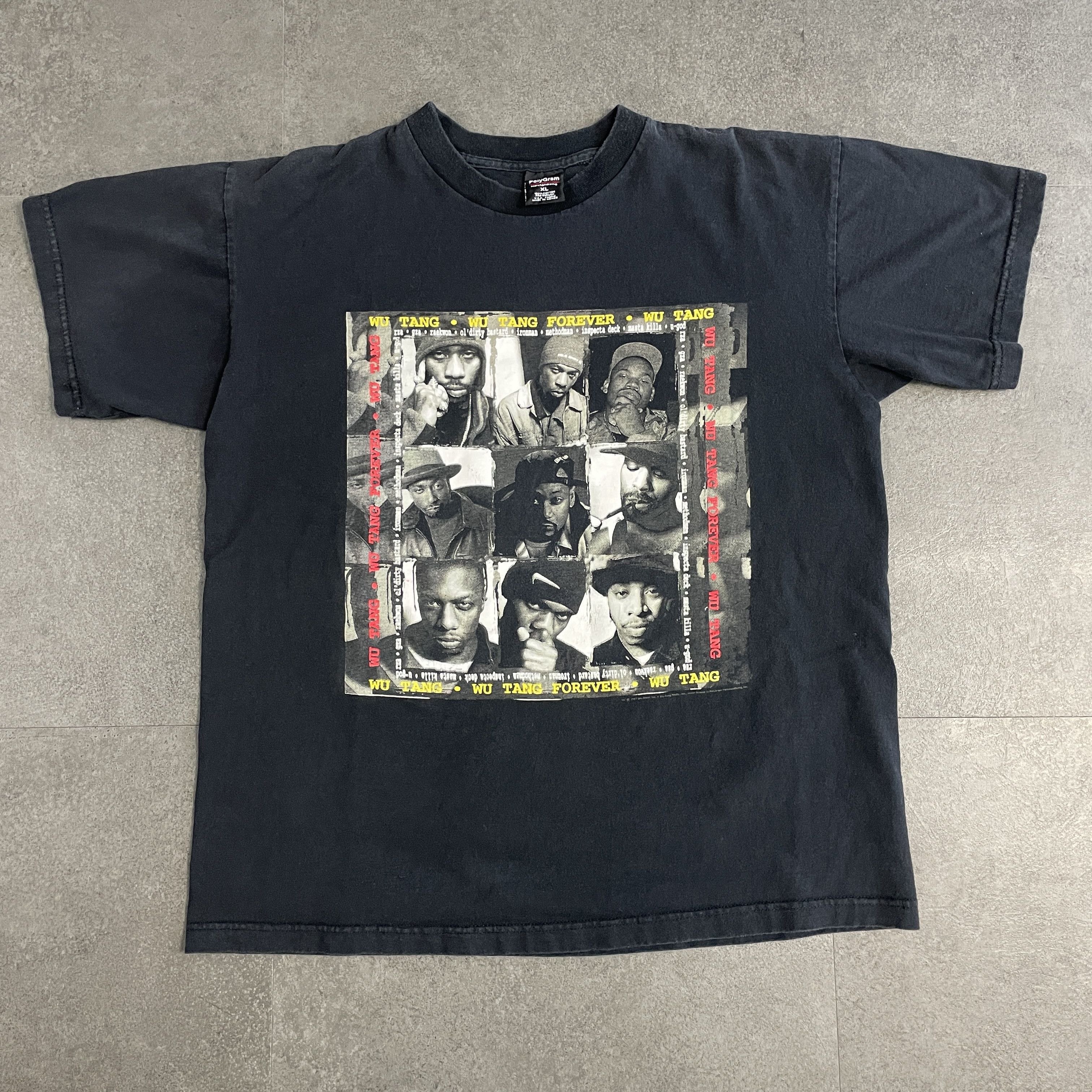 image of Rap Tees x Vintage Wu Tang Forever Shirt - 1997 in Black, Men's (Size XL)