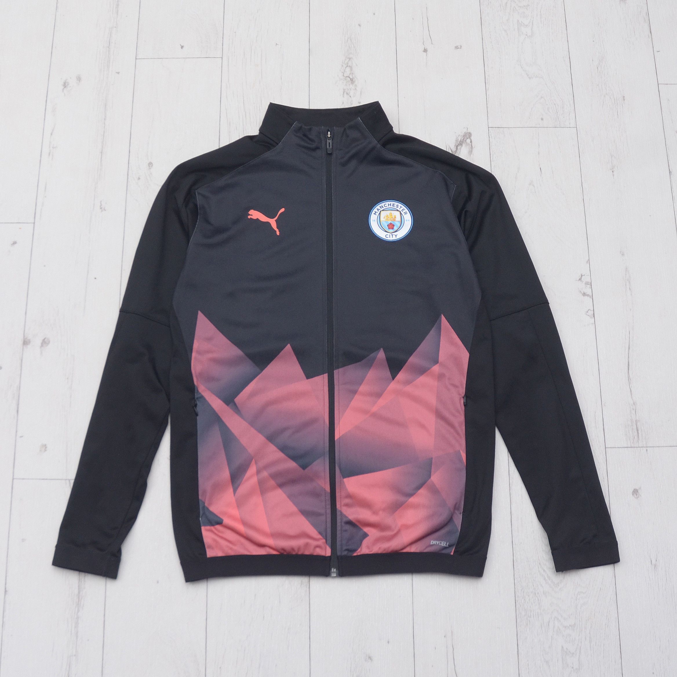 Puma Manchester City Puma Full Zip Sweater Soccer Footbal S Size US S / EU 44-46 / 1 - 1 Thumbnail