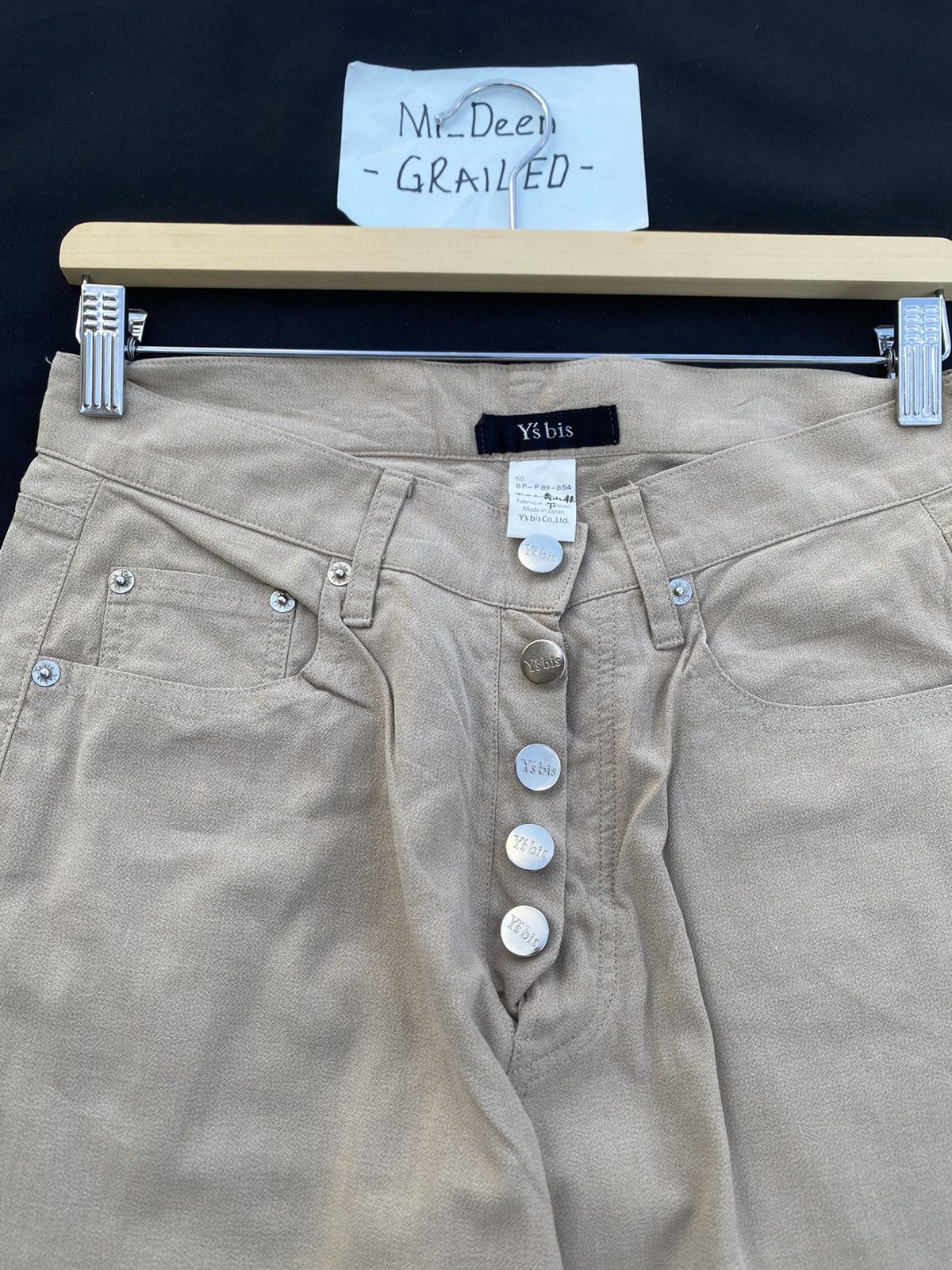 Yohji Yamamoto Rare Yohji Yamamoto Y’s Khaki Slack Pants Size US 28 / EU 44 - 12 Thumbnail
