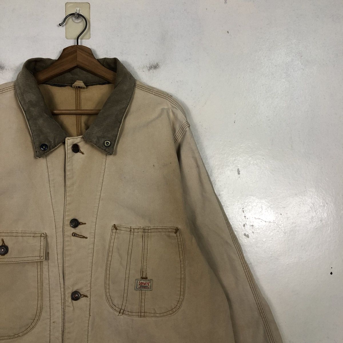 Levi's 📌Vintage Chore Jacket Duck Canvas Levi's Multi Pocket Size US M / EU 48-50 / 2 - 8 Thumbnail