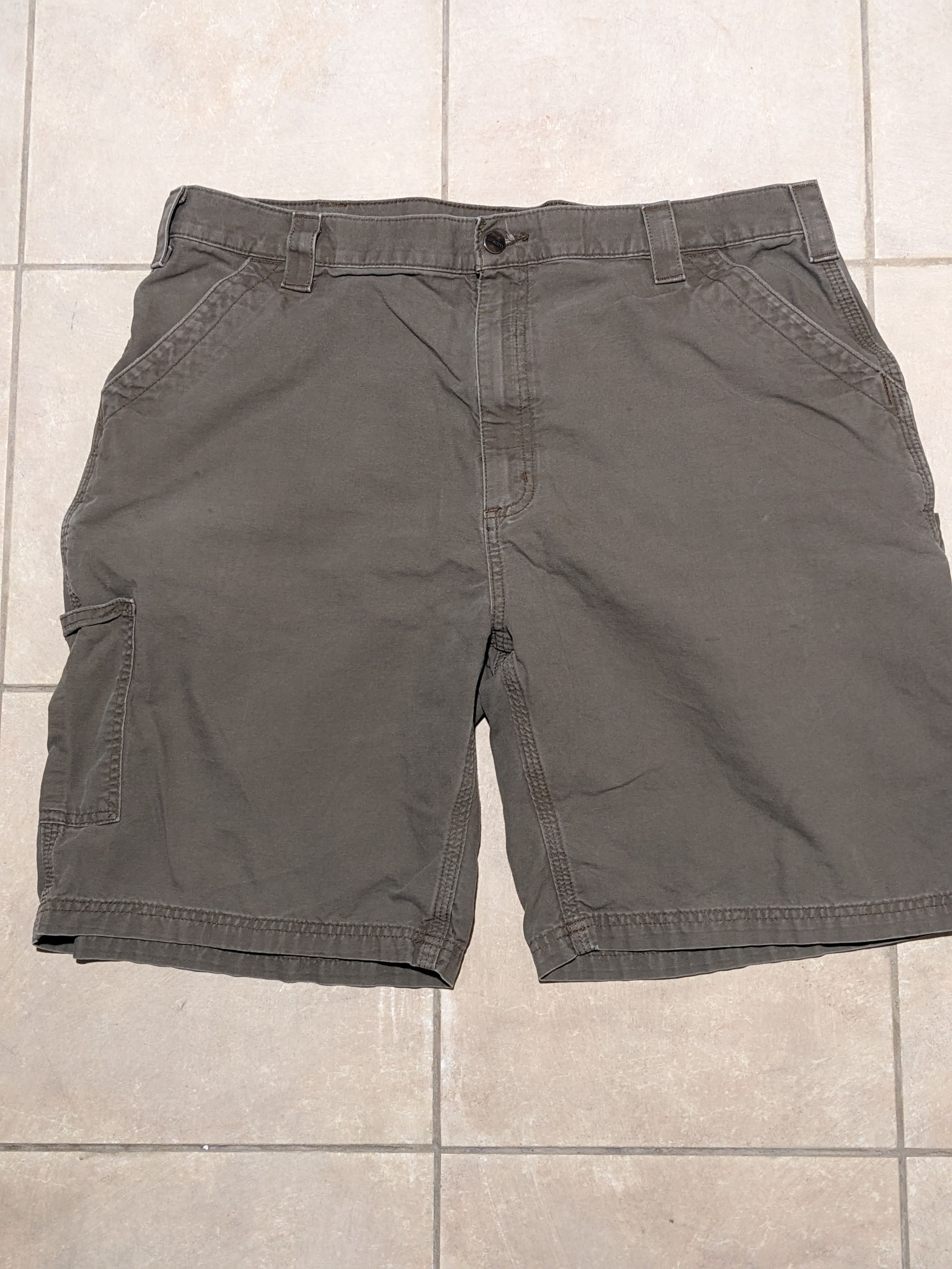 Carhartt × Vintage Vintage Carhartt B147 Size 40 Tan Shorts Size US 40 / EU 56 - 4 Thumbnail