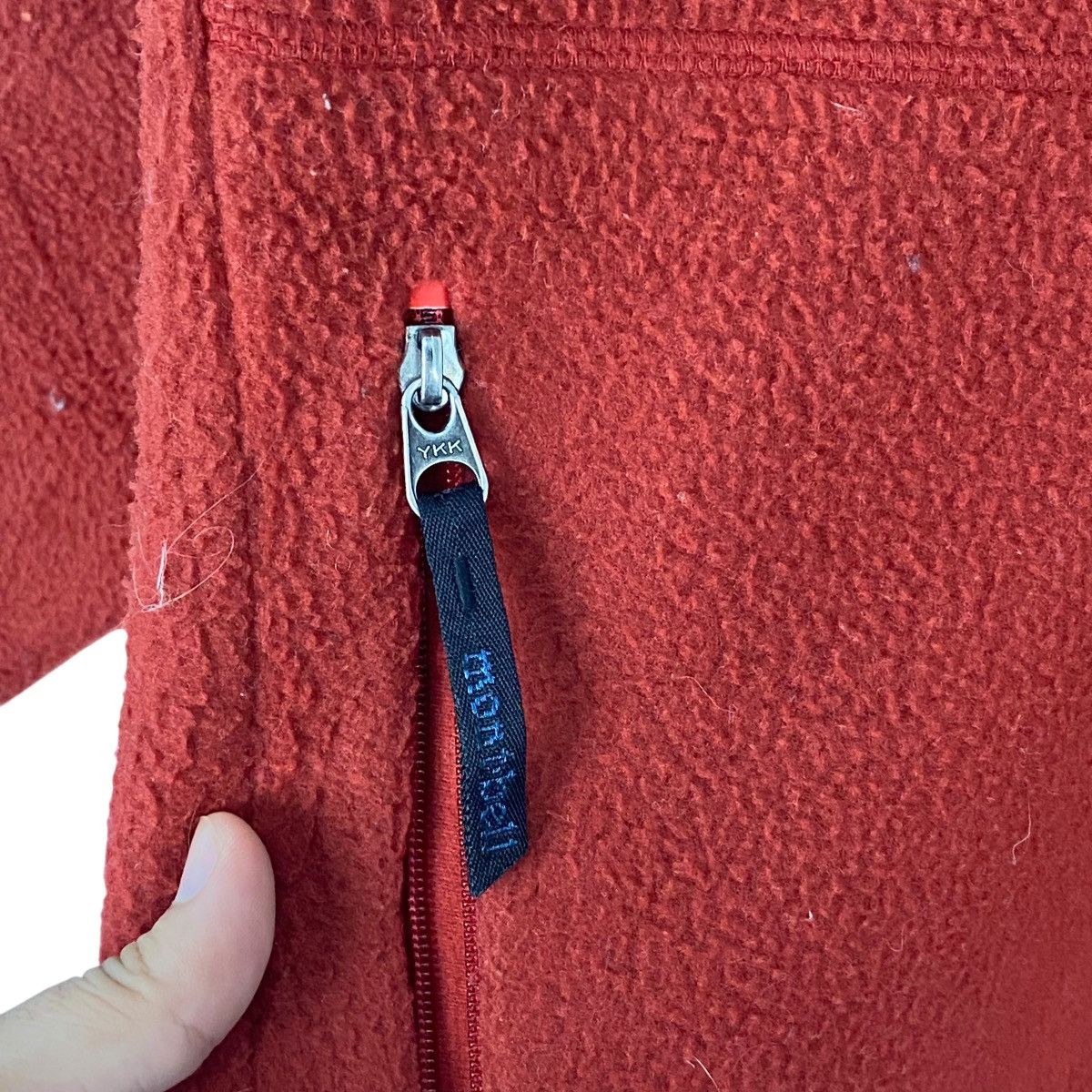 Other Vintage Montbell Fleece Sweater Full Zip Red Size S Size US S / EU 44-46 / 1 - 5 Thumbnail