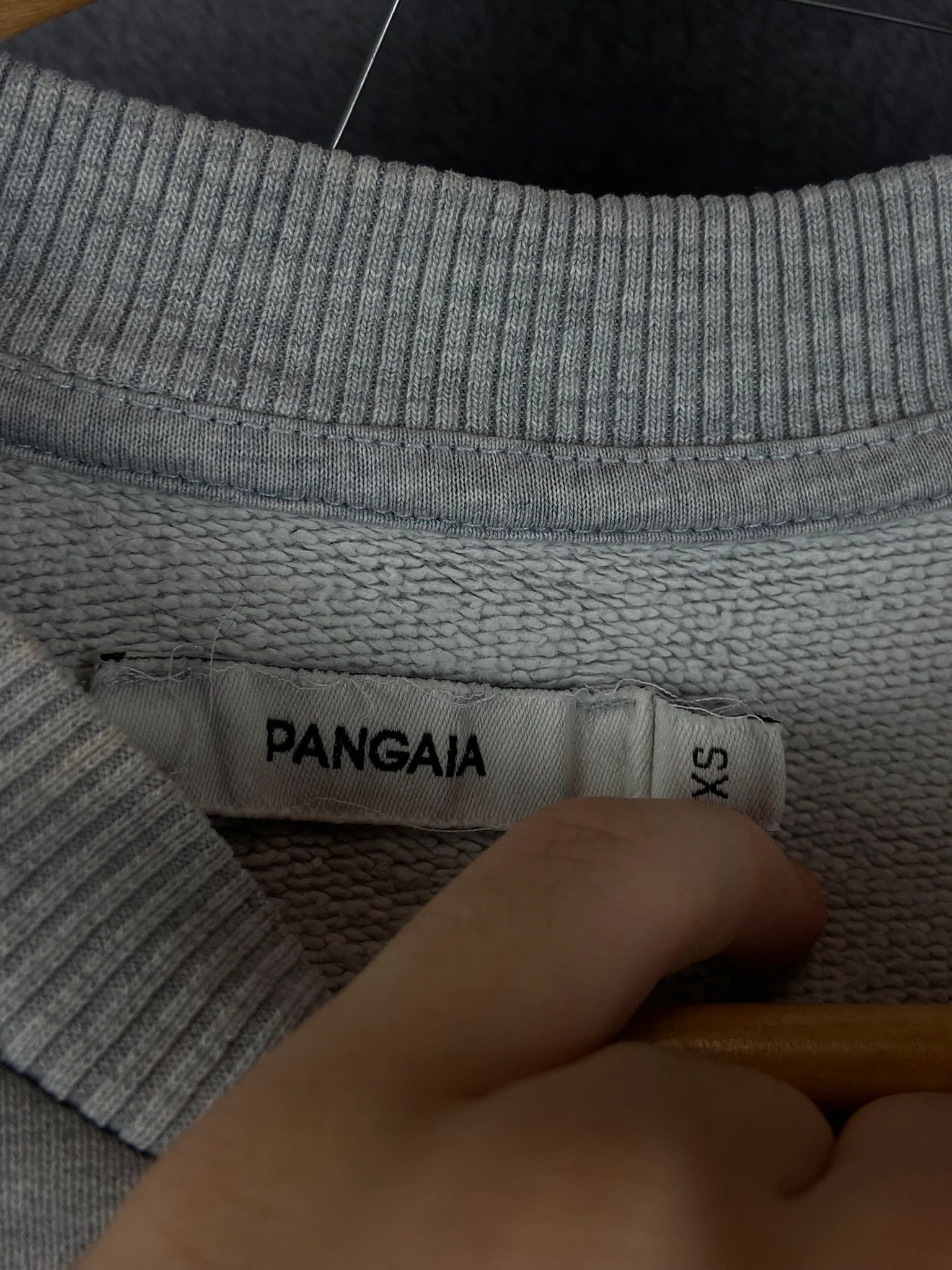 Pangaia Pangaia Grey Organic Crewneck – Minimalist, XS Size XS / US 0-2 / IT 36-38 - 3 Thumbnail