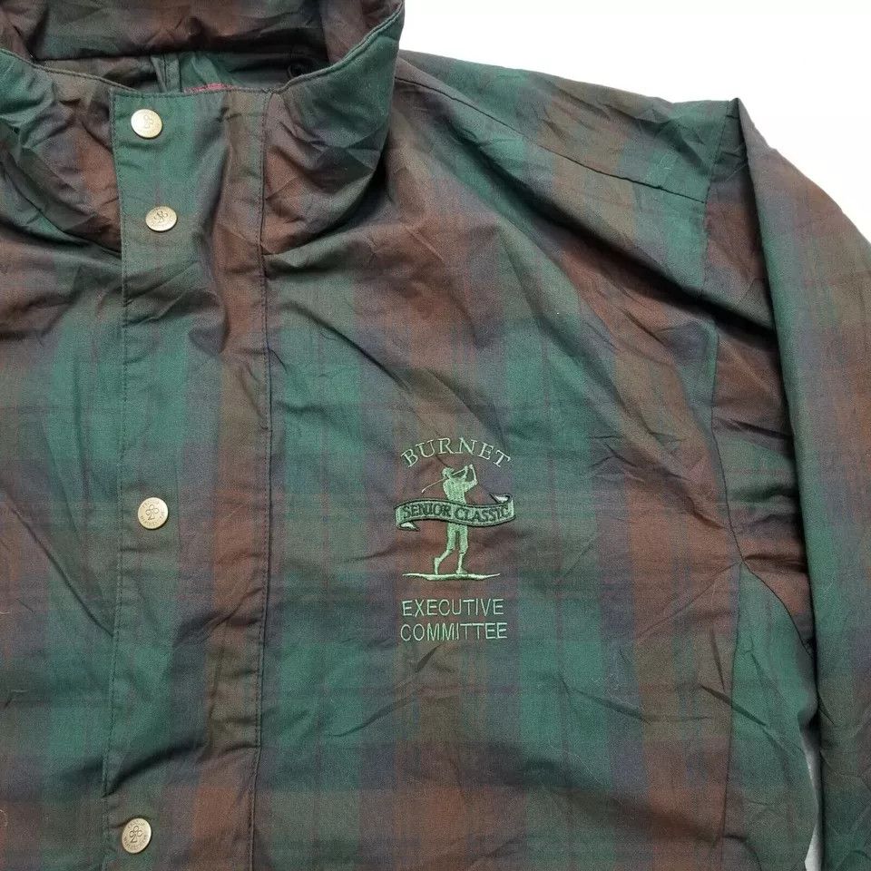 Other ProQuip Golf Jacket Mens XL Green Plaid Pockets Full Zip Size US XL / EU 56 / 4 - 8 Thumbnail