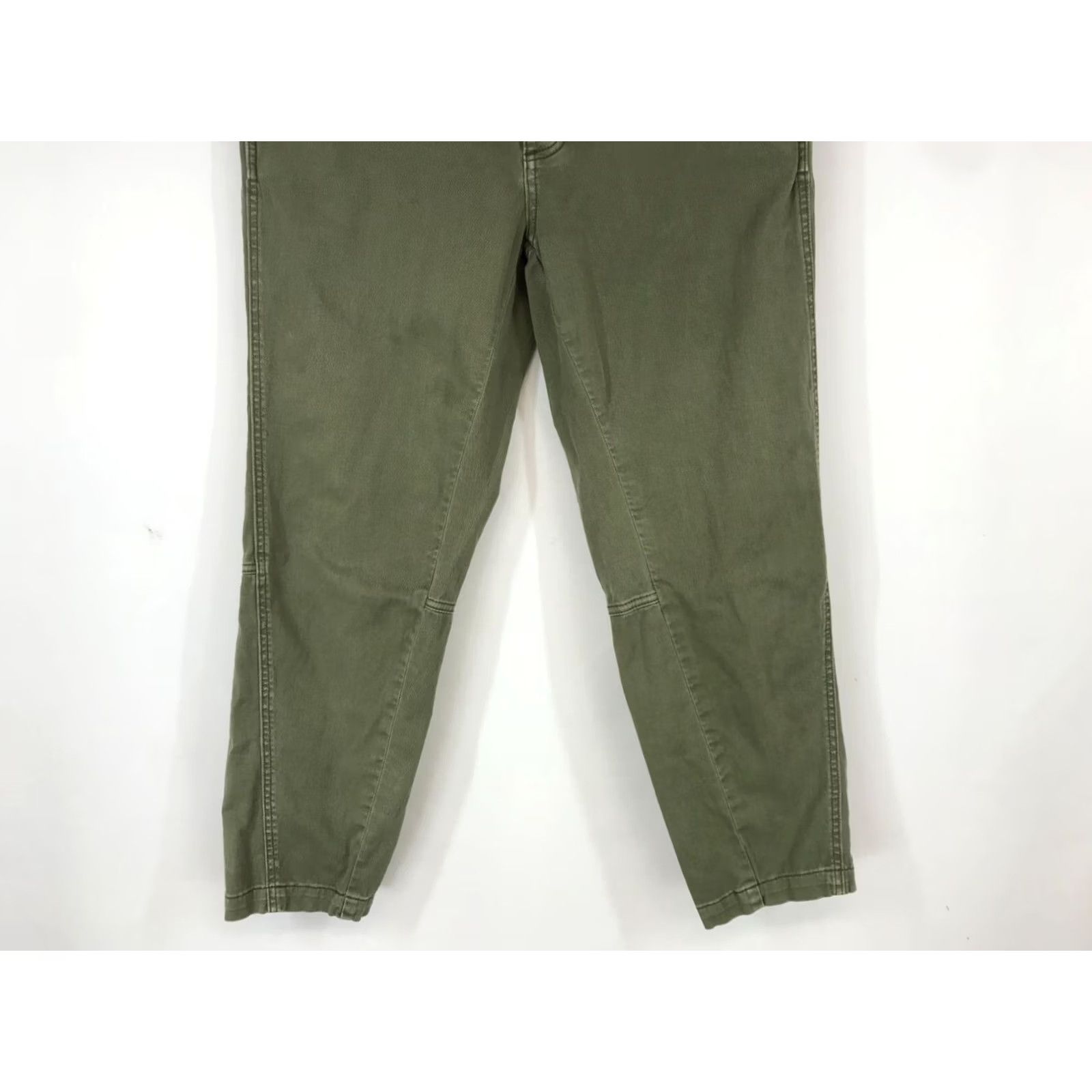 Prana PRANA WOMEN'S 12 GREEN COTTON BLEND JEANS Straight Pants Size 34" / US 12 / IT 48 - 3 Thumbnail