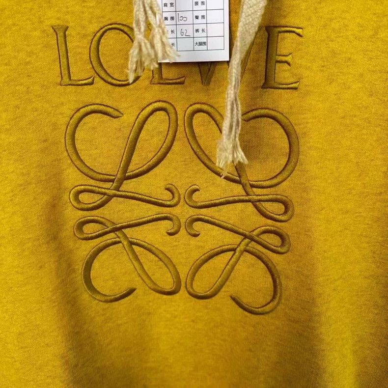 Loewe loewe Yellow logo hoodie 2506-Nextarrow Size US M / EU 48-50 / 2 - 3 Thumbnail
