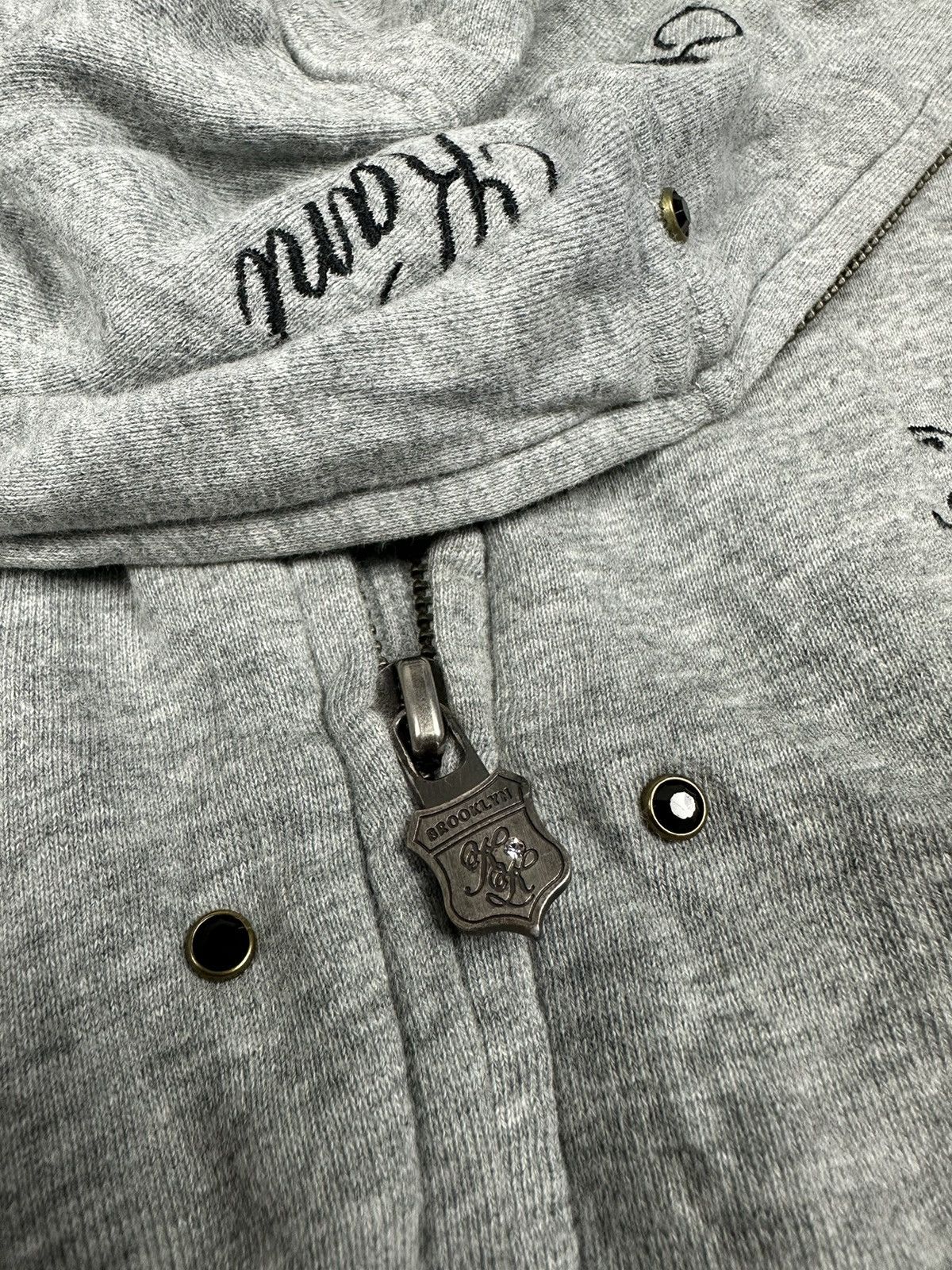 Karl Kani Karl Kani King Of Black Diamond Full Zipper Hoodie Size US L / EU 52-54 / 3 - 9 Thumbnail