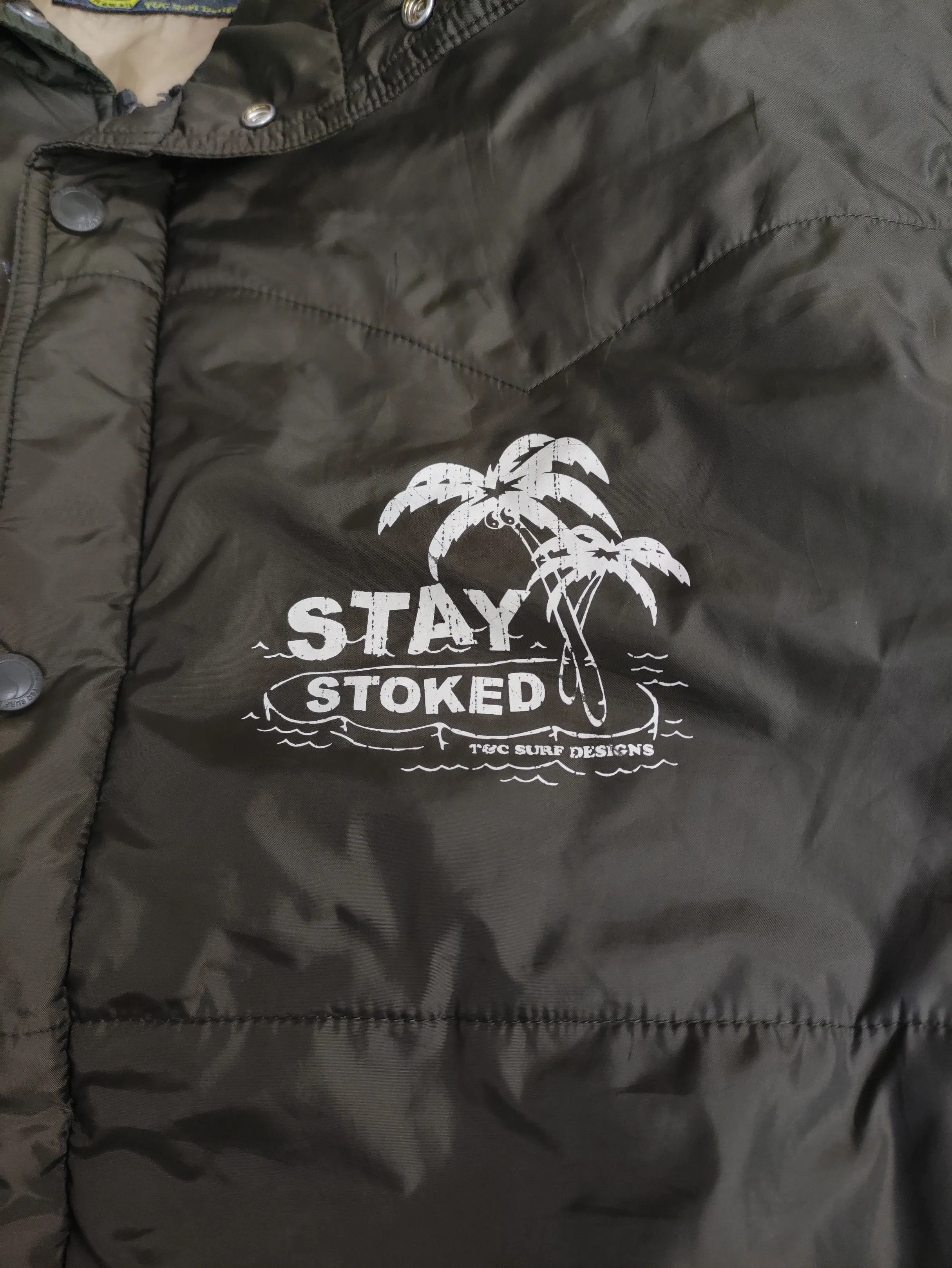 Vintage Vintage T&C Surf Designs Nylon Down Jacket J018 Size US M / EU 48-50 / 2 - 7 Thumbnail