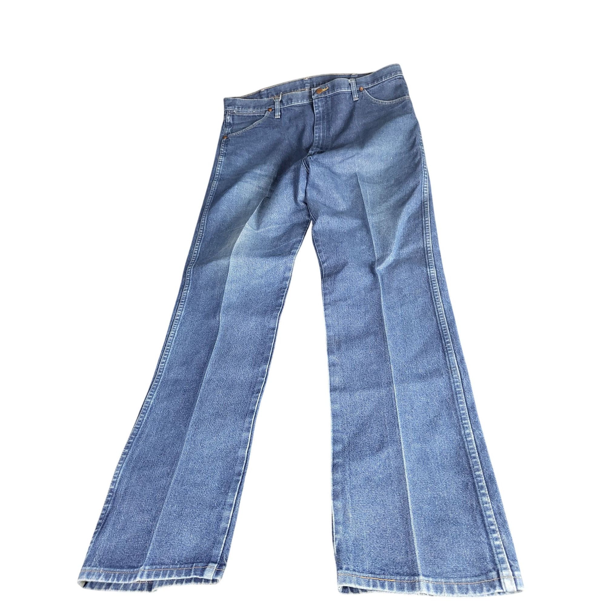 Wrangler Wrangler Jeans Men Sz 40X36 13MMZ Blue Denim Straight Leg Co Size US 40 / EU 56 - 1 Thumbnail