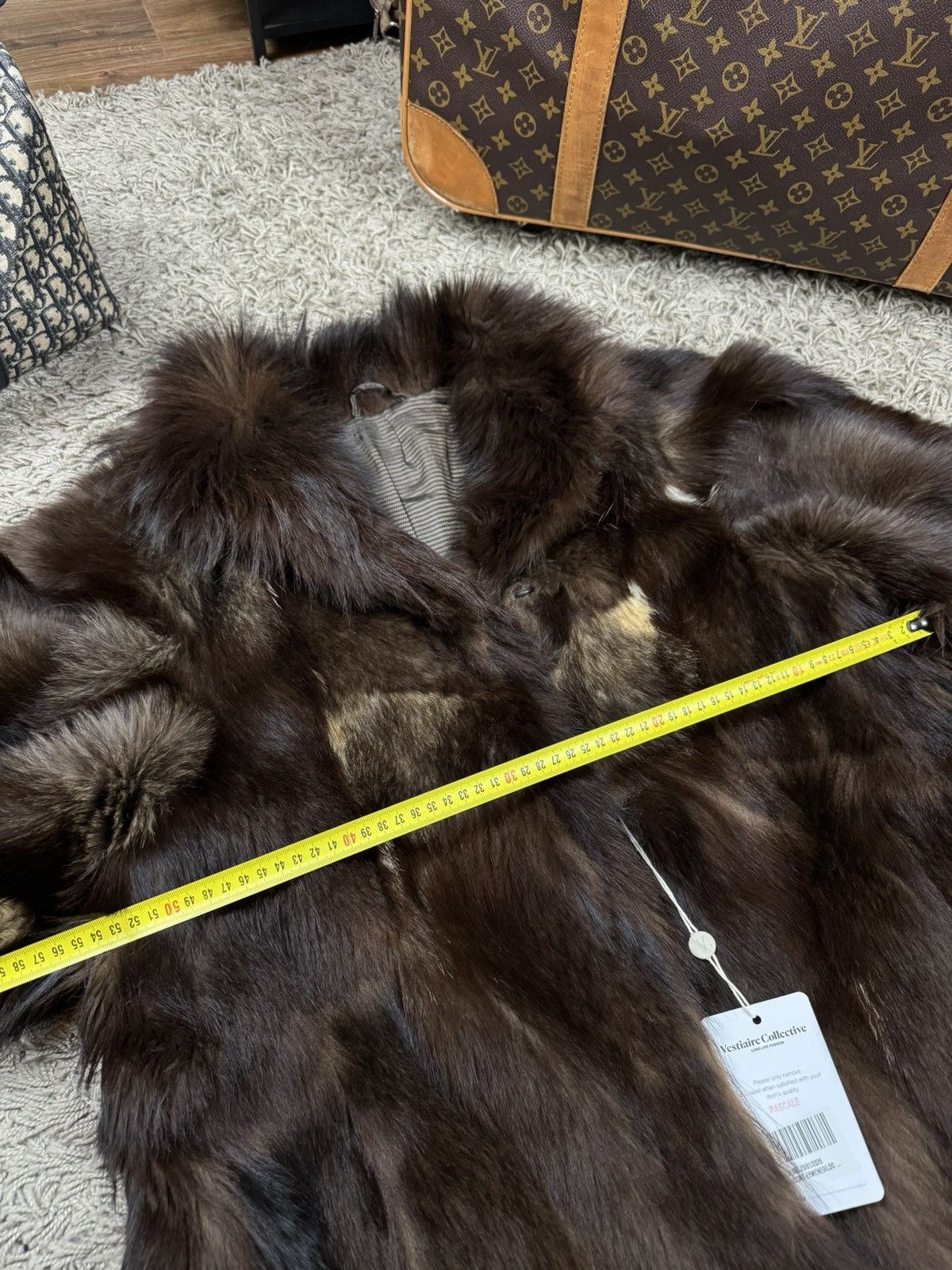 Ermenegildo Zegna Rare archive fur Ermenegildo Zegna original luxury item Size L / US 10 / IT 46 - 6 Thumbnail