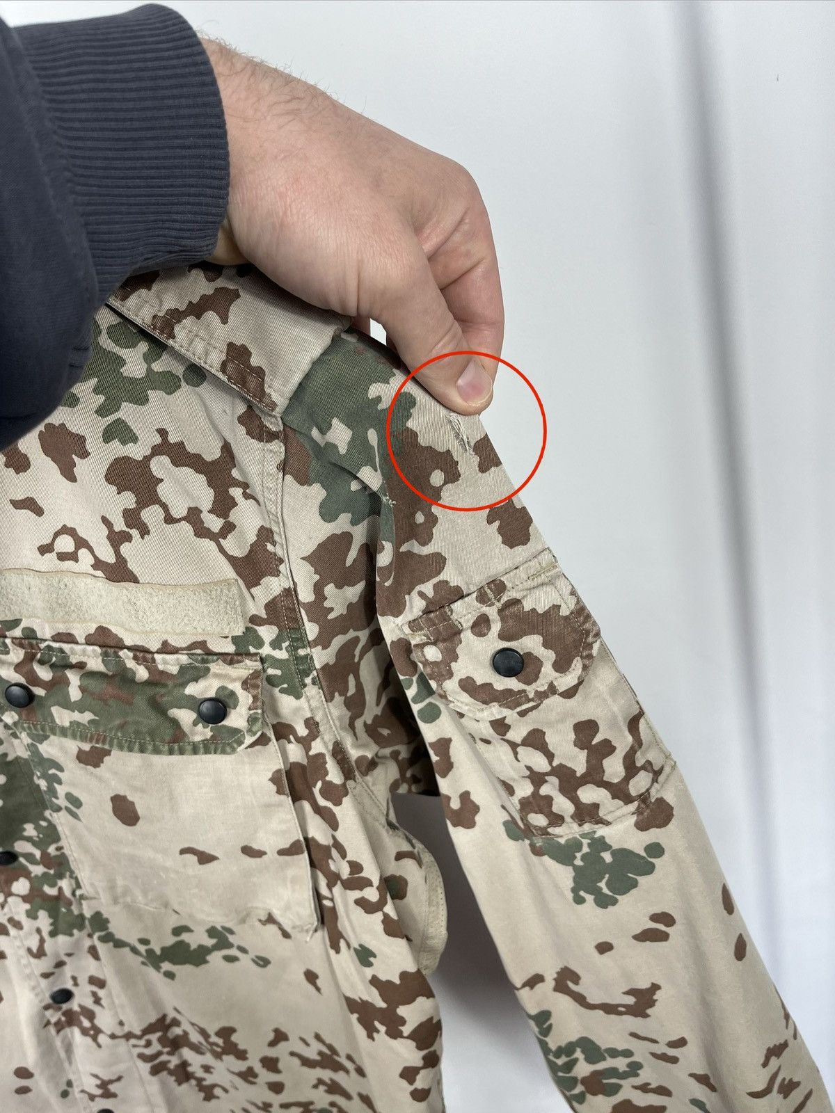 Other Vintage German Army Camo Jacket Military Field Shirt 2003 Size US L / EU 52-54 / 3 - 7 Thumbnail