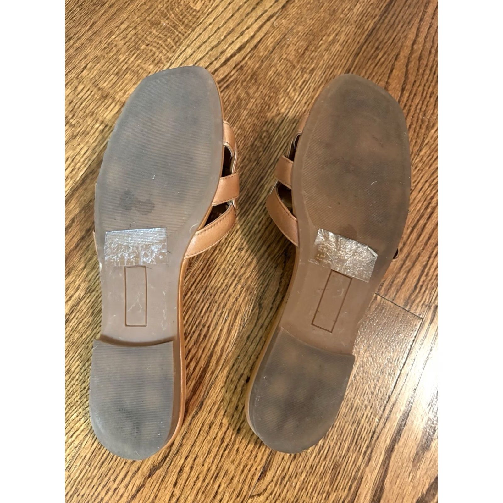 Nordstrom Nordstrom Carolina Tan Toffee Brown Braided Leather Slide Slip On Sandal Women 8.5 Size US 9 / IT 39 - 2 Thumbnail