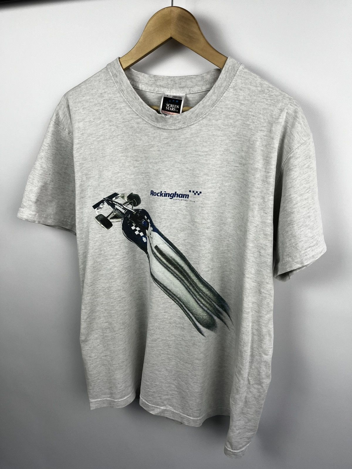 Vintage Rockingham supporters club t shirt racing vintage Size US L / EU 52-54 / 3 - 1 Thumbnail
