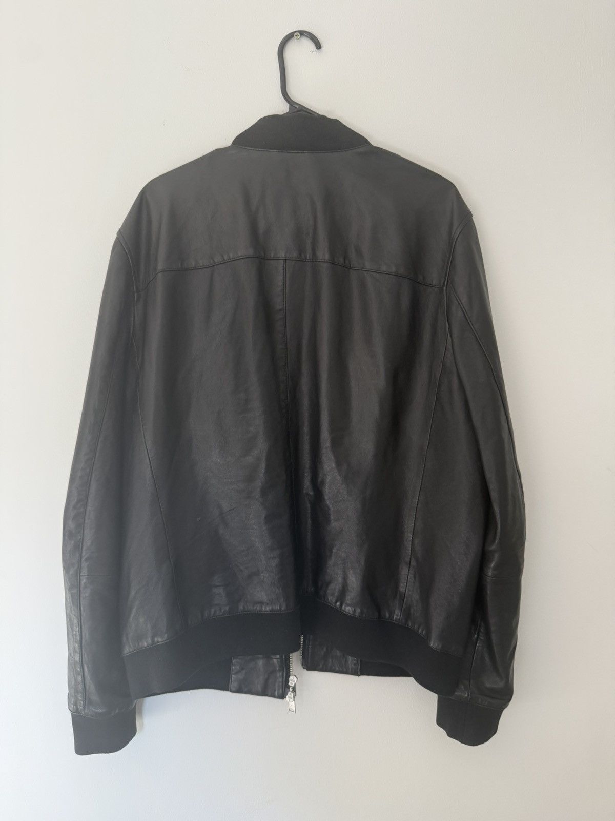 Allsaints Allsaints Leather Bomber Size US XL / EU 56 / 4 - 2 Thumbnail