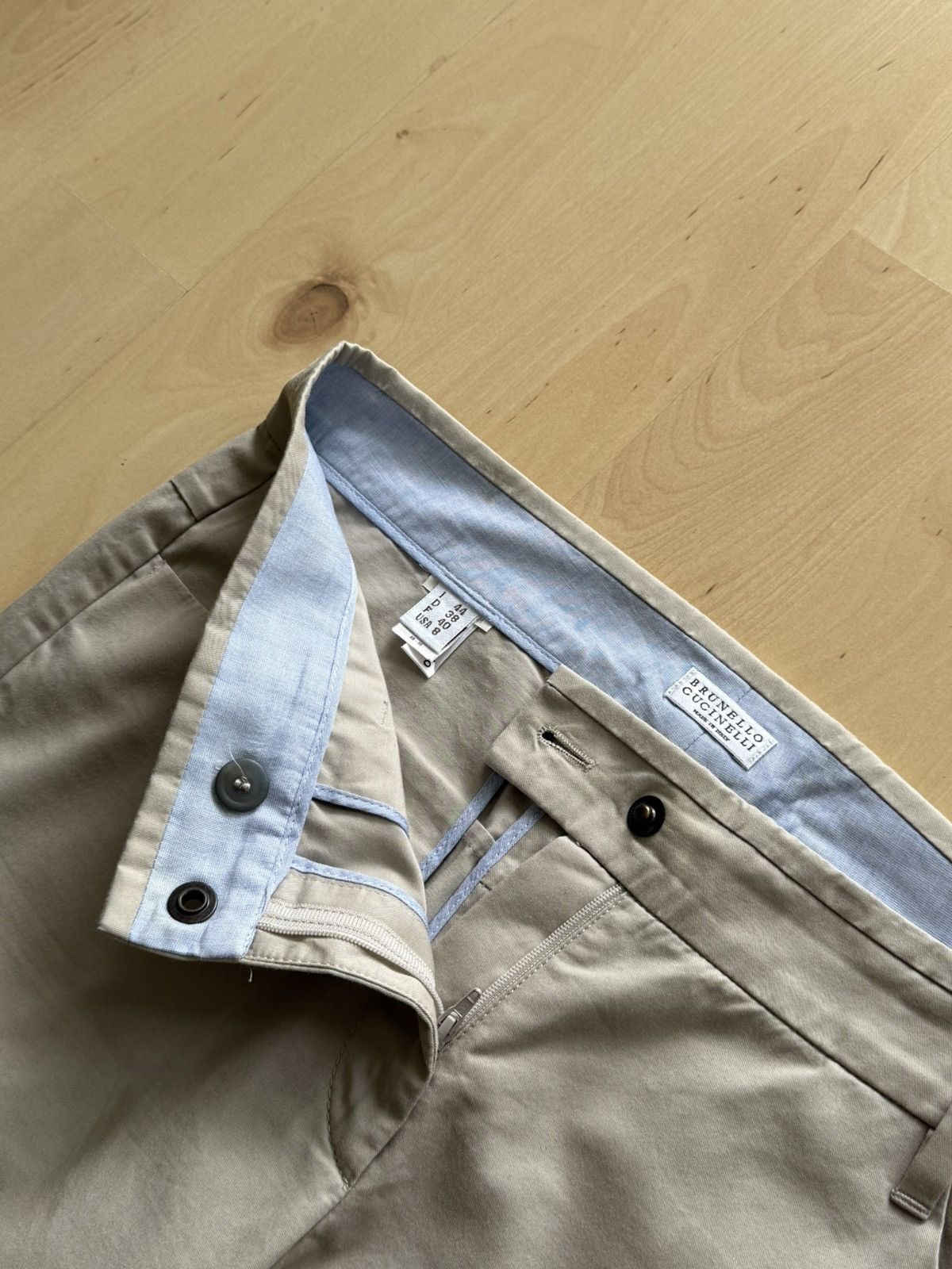 Brunello Cucinelli Brunello Cucinelli Trousers rider chino pants Size 30" / US 8 / IT 44 - 6 Thumbnail