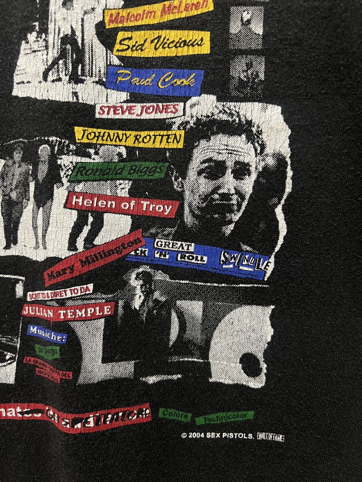 Band Tees Vintage Sex Pistols Film Band Tee Malcolm Mclaren Size US L / EU 52-54 / 3 - 6 Thumbnail
