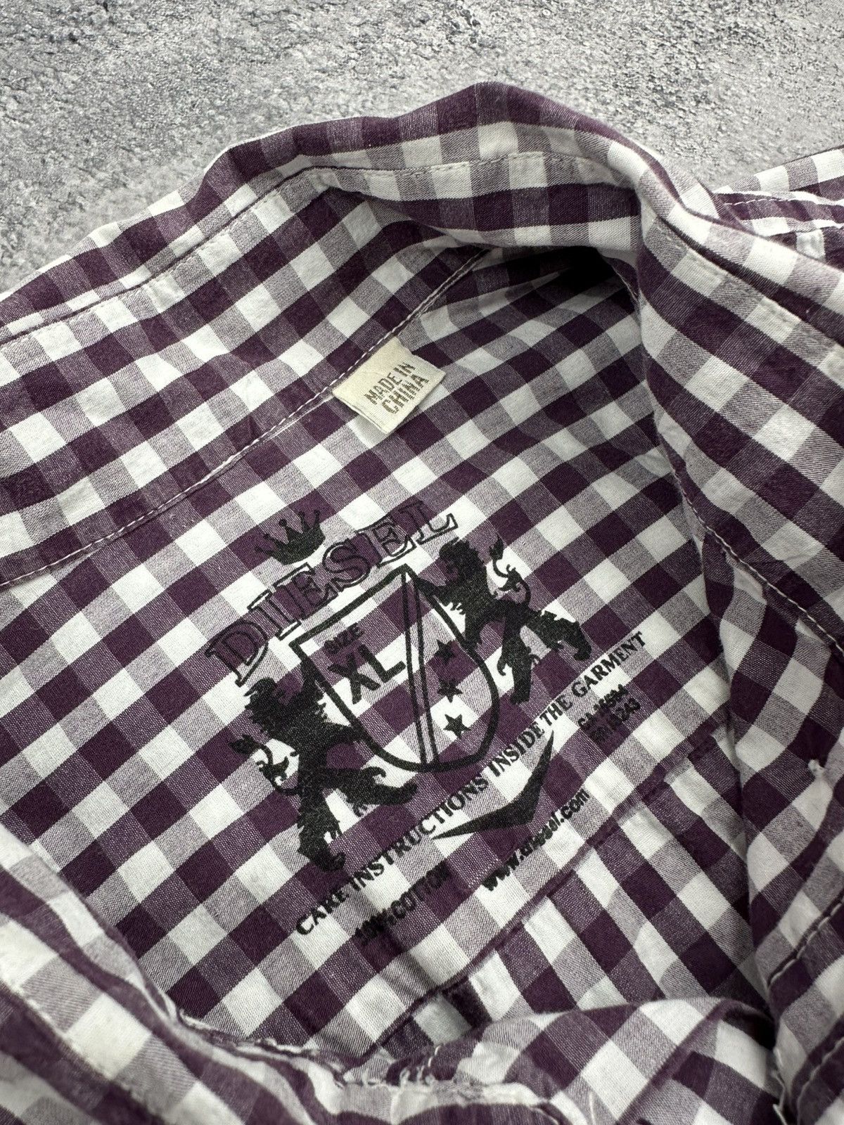 Diesel Vintage Diesel Button Up Short Sleeve Shirt Y2K Checkered Size US XL / EU 56 / 4 - 8 Thumbnail
