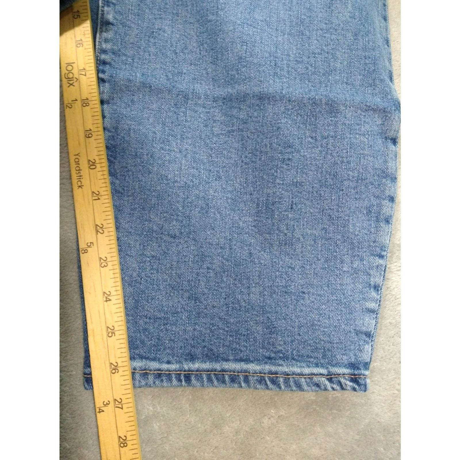 Old Navy Old Navy Jeans Women 26 Blue Denim Curvy OG Straight High Rise Ankle Stretch Size 26" / US 2 / IT 38 - 5 Thumbnail