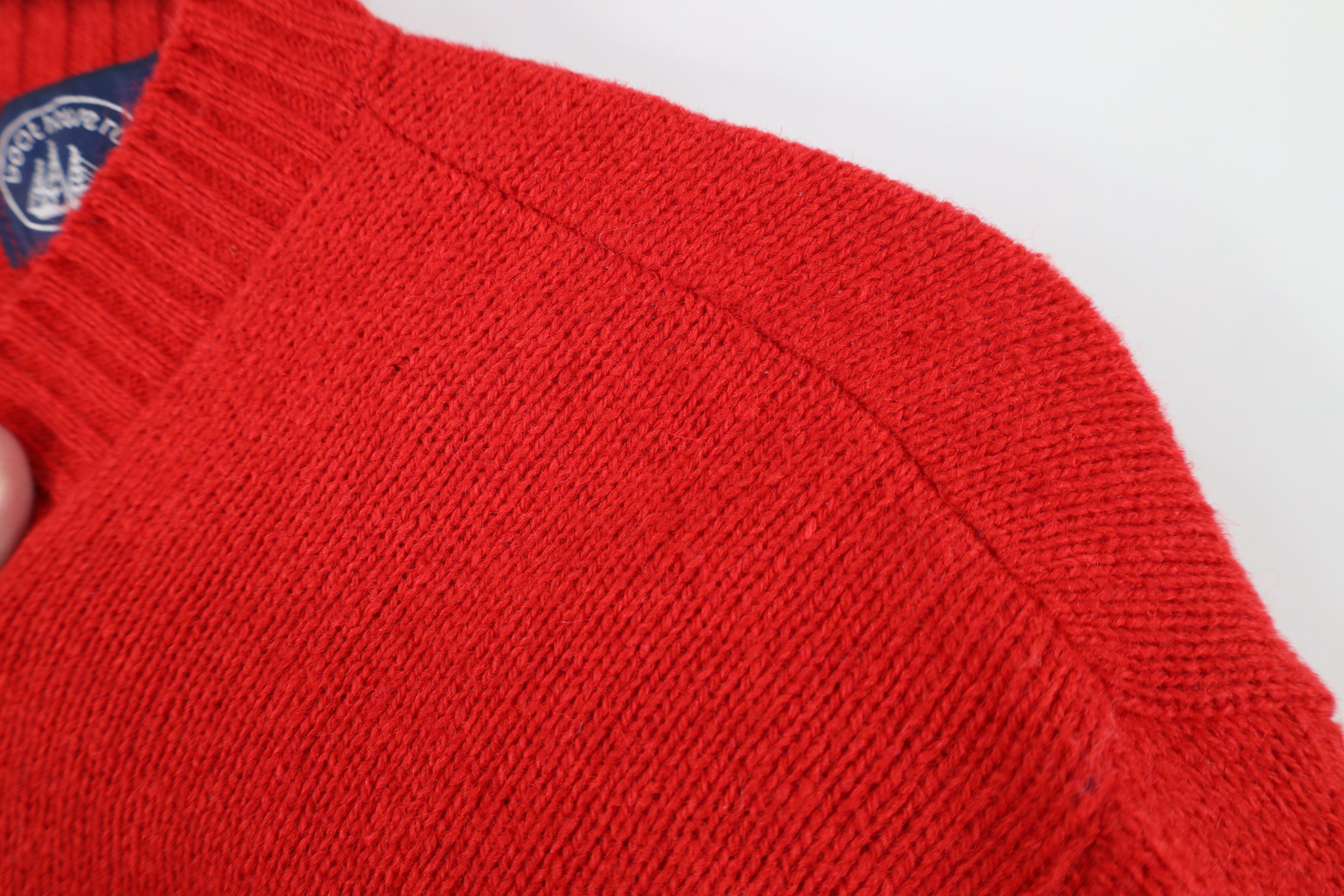 Vintage Vintage 70s Streetwear Wool Knit Crewneck Sweater Red USA Size US S / EU 44-46 / 1 - 5 Thumbnail
