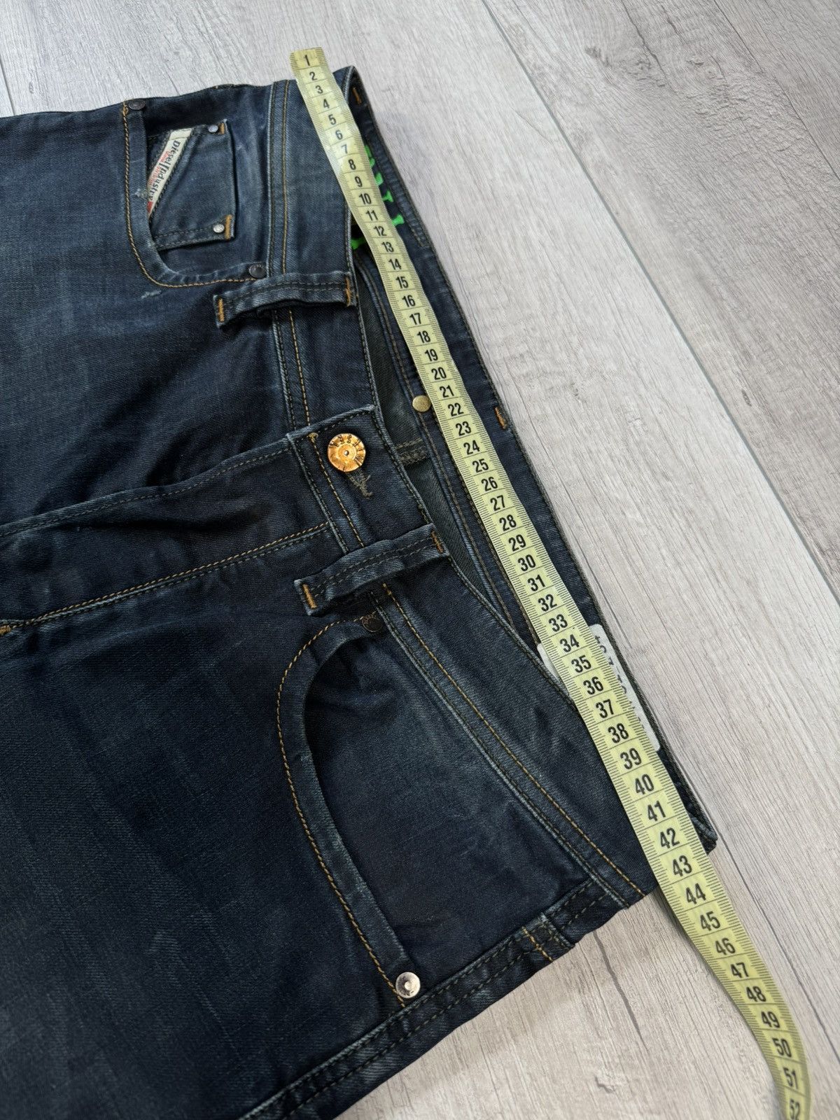 Diesel Diesel Larkee DNA Destresed Trapper Jeans Size US 31 - 10 Thumbnail
