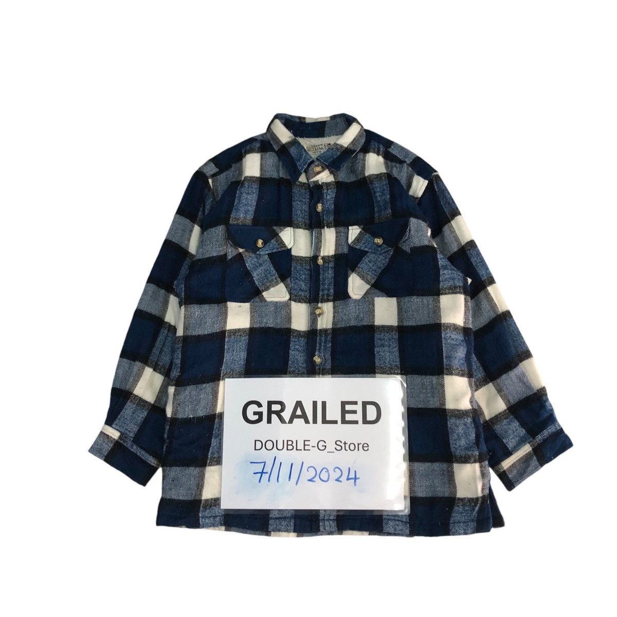 Flannel × Japanese Brand × Vintage 📌Vintage Flannel Wool Jacket Teddy Links Issey Miyake Size US M / EU 48-50 / 2 - 1 Thumbnail
