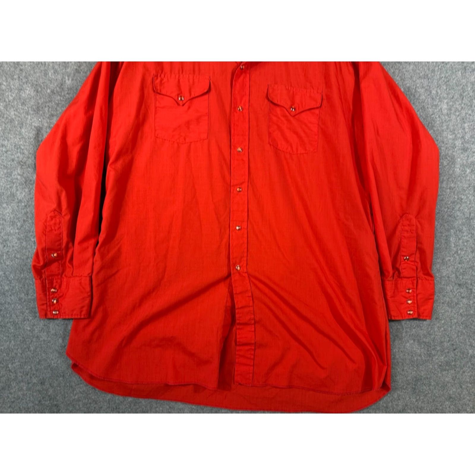 Vintage VINTAGE Panhandle Slim Western Shirt Mens 3XLT 20/36 Red Pearl Snap USA Made Long Sleeve Size US XXL / EU 58 / 5 - 4 Thumbnail