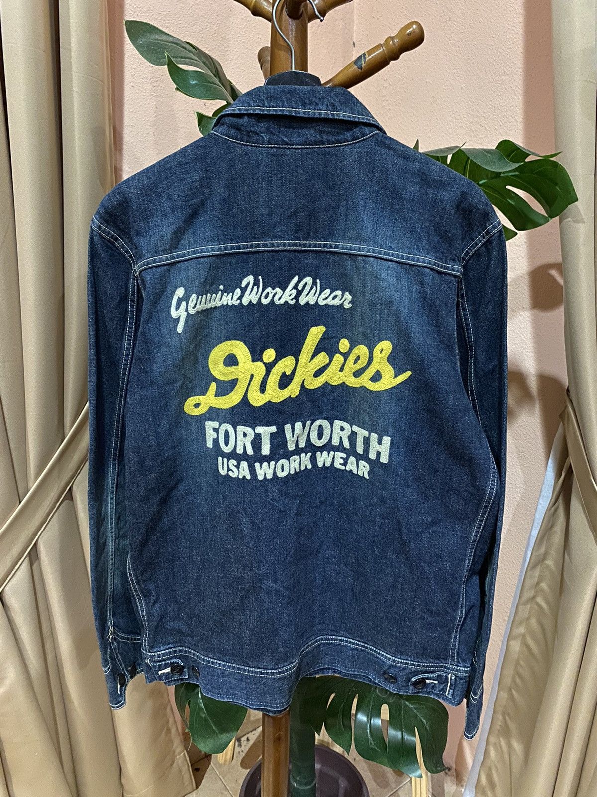 Dickies Dickies Genuine Workwear Denim Jacket - Fort Worth Vintage Size US L / EU 52-54 / 3 - 1 Thumbnail
