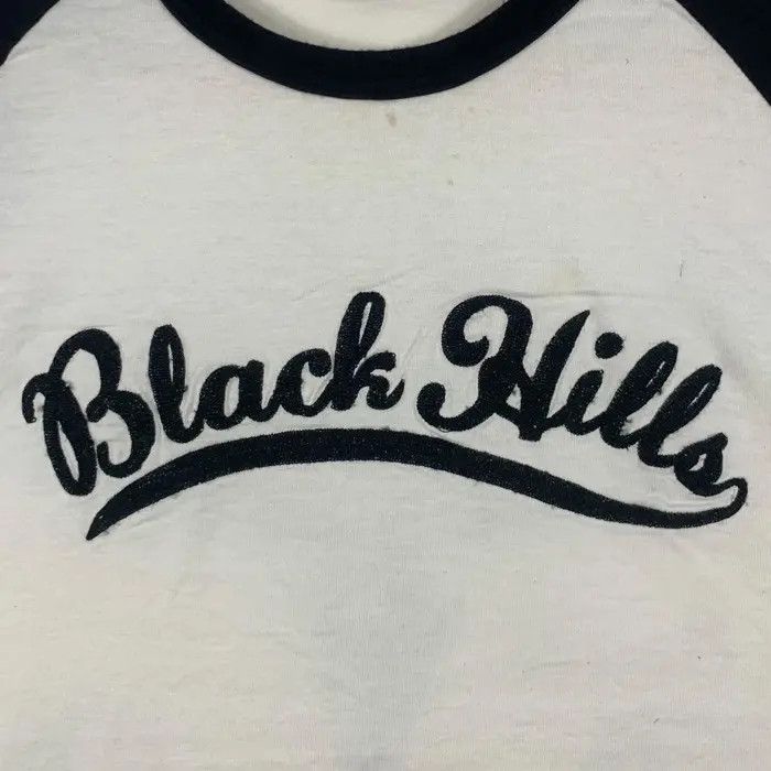 Vintage BLACK HILLS MOTORCYCLE South Dakota Raglan Tee Shirt Size L / US 10 / IT 46 - 4 Thumbnail