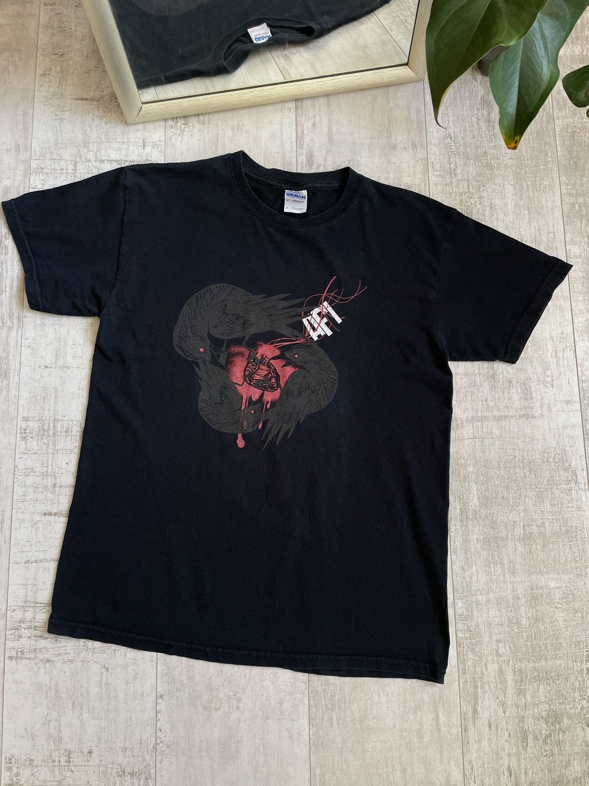 Vintage AFI T-Shirt Band Punk Rock Black RARE